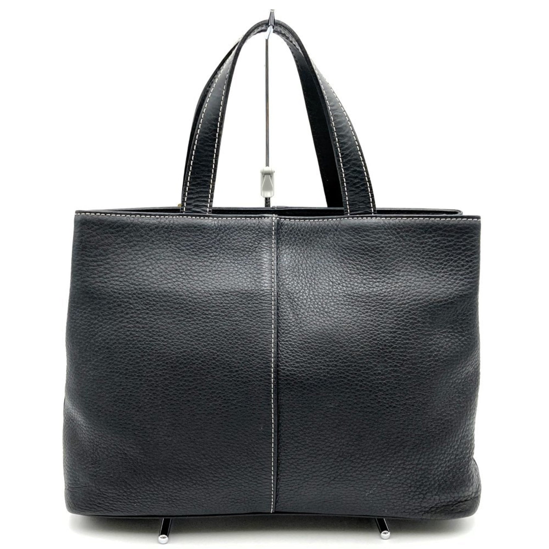 BURBERRY Tote Bag Handbag Leather Nova Check Men's
