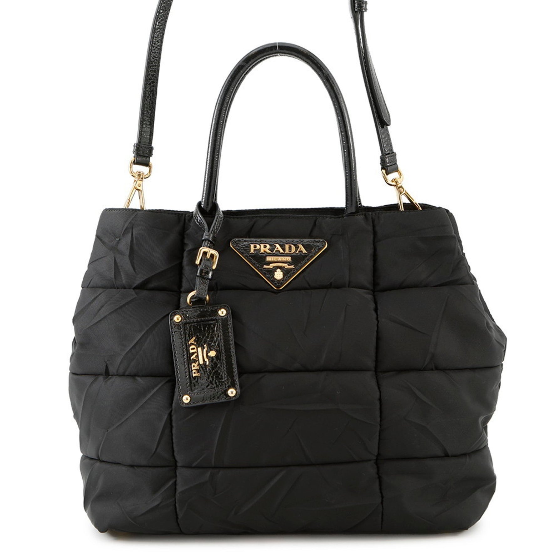 Prada Crispy Nylon Handbag Shoulder Bag