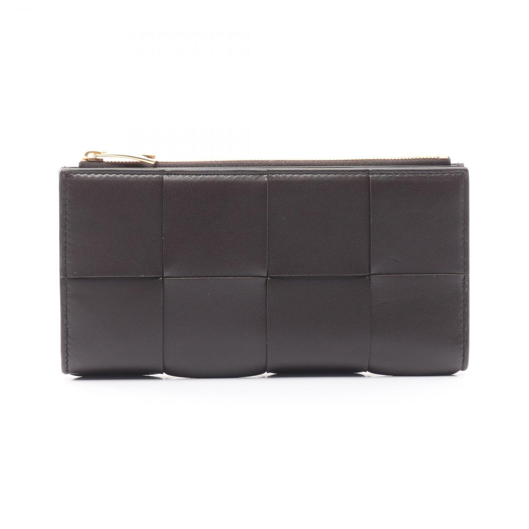 BOTTEGA VENETA Intrecciato Bi-fold Long Wallet Leather Men's