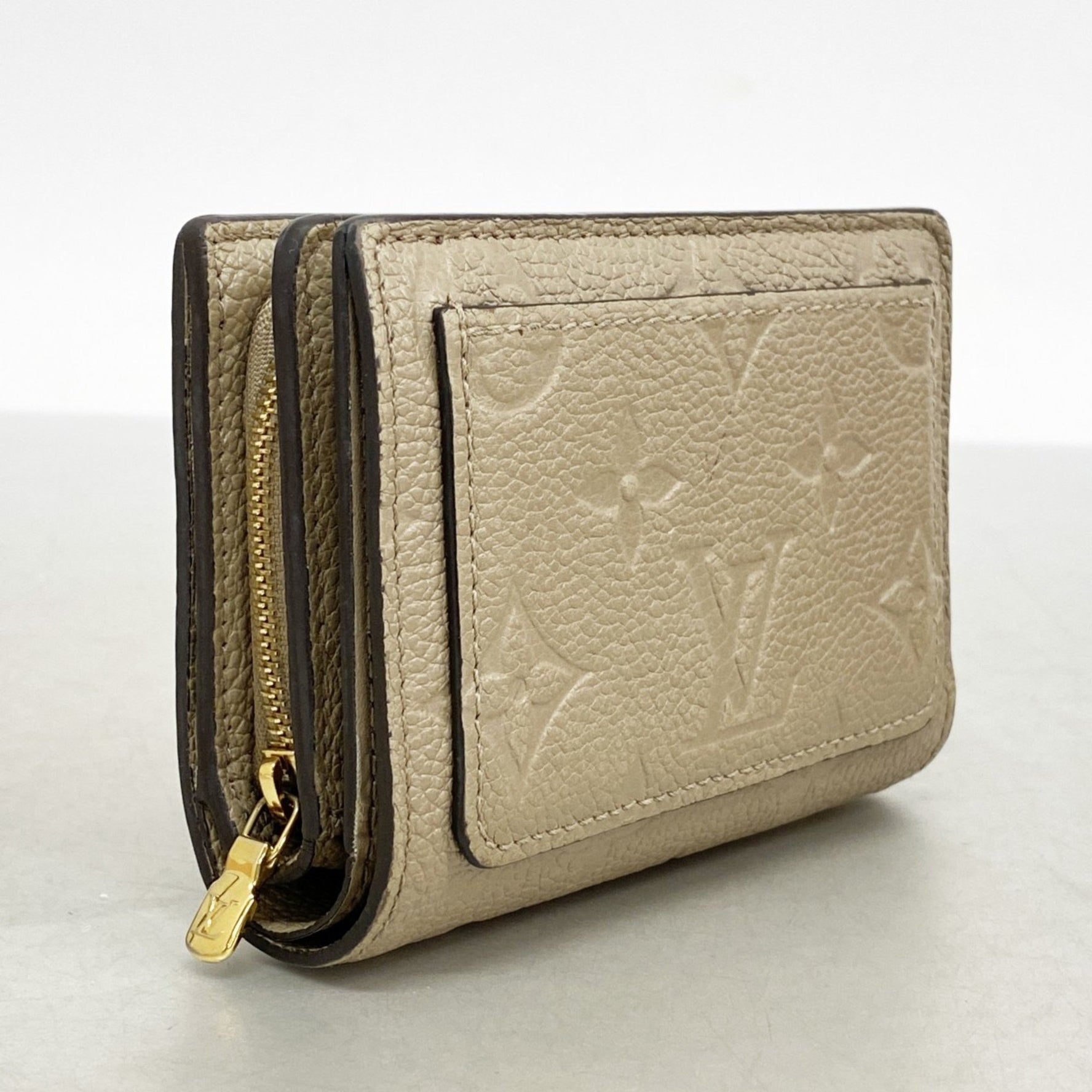 Louis Vuitton Monogram Empreinte Portefeuille M80152 Tourterelle Women's Wallet