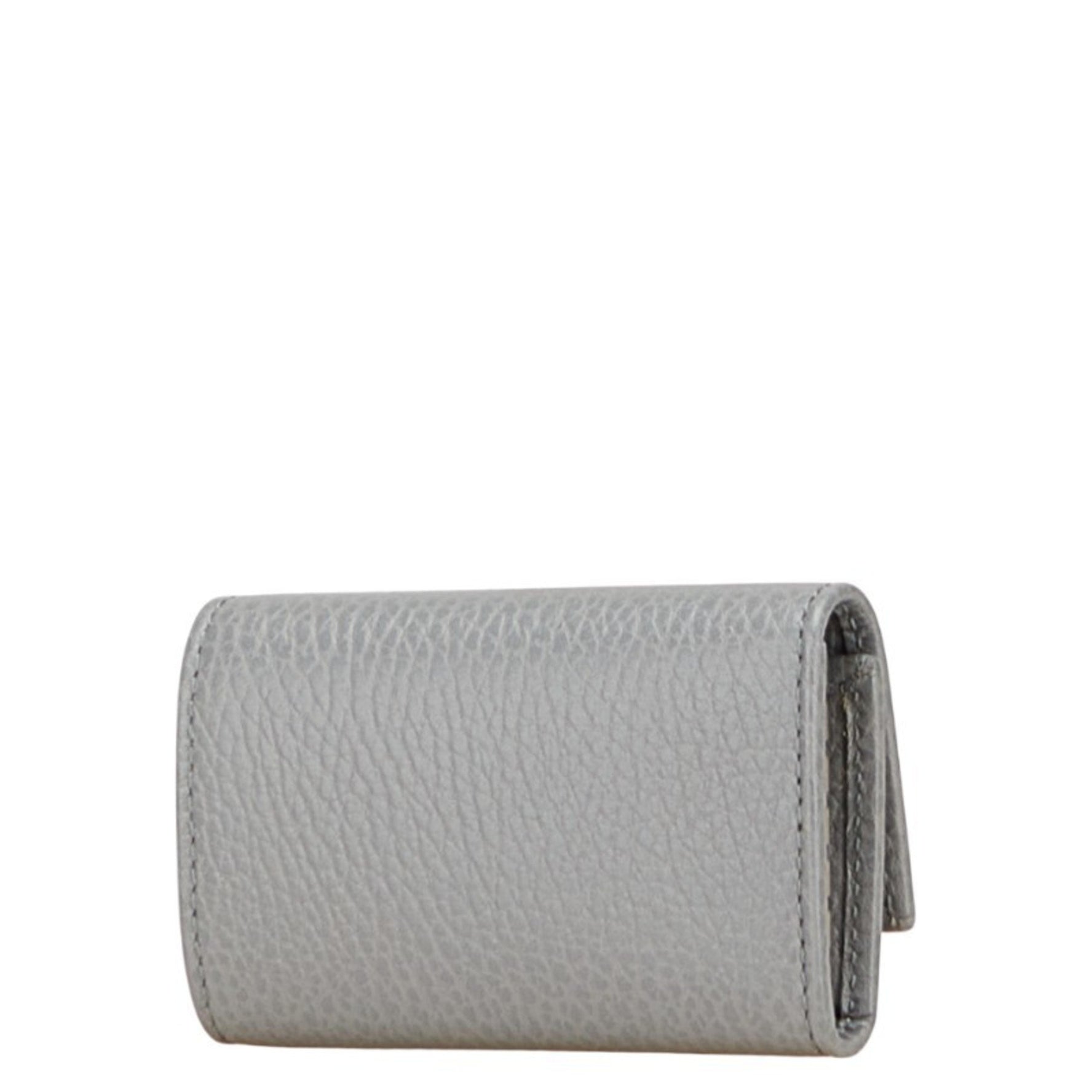 Gucci Petit Marmont Double G Logo Key Case Leather
