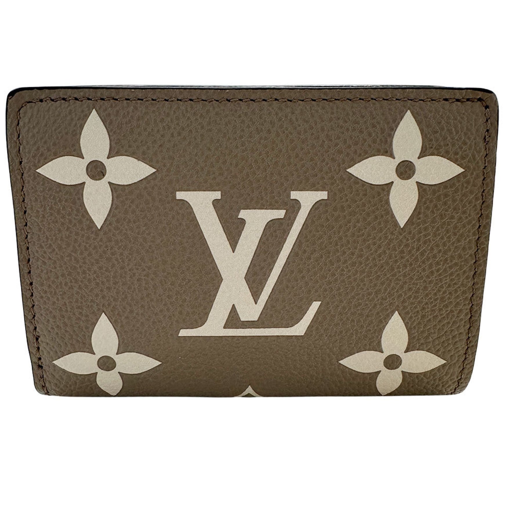 Louis Vuitton Wallet Empreinte Bi-fold Monogram Portefeuille Qu Creme