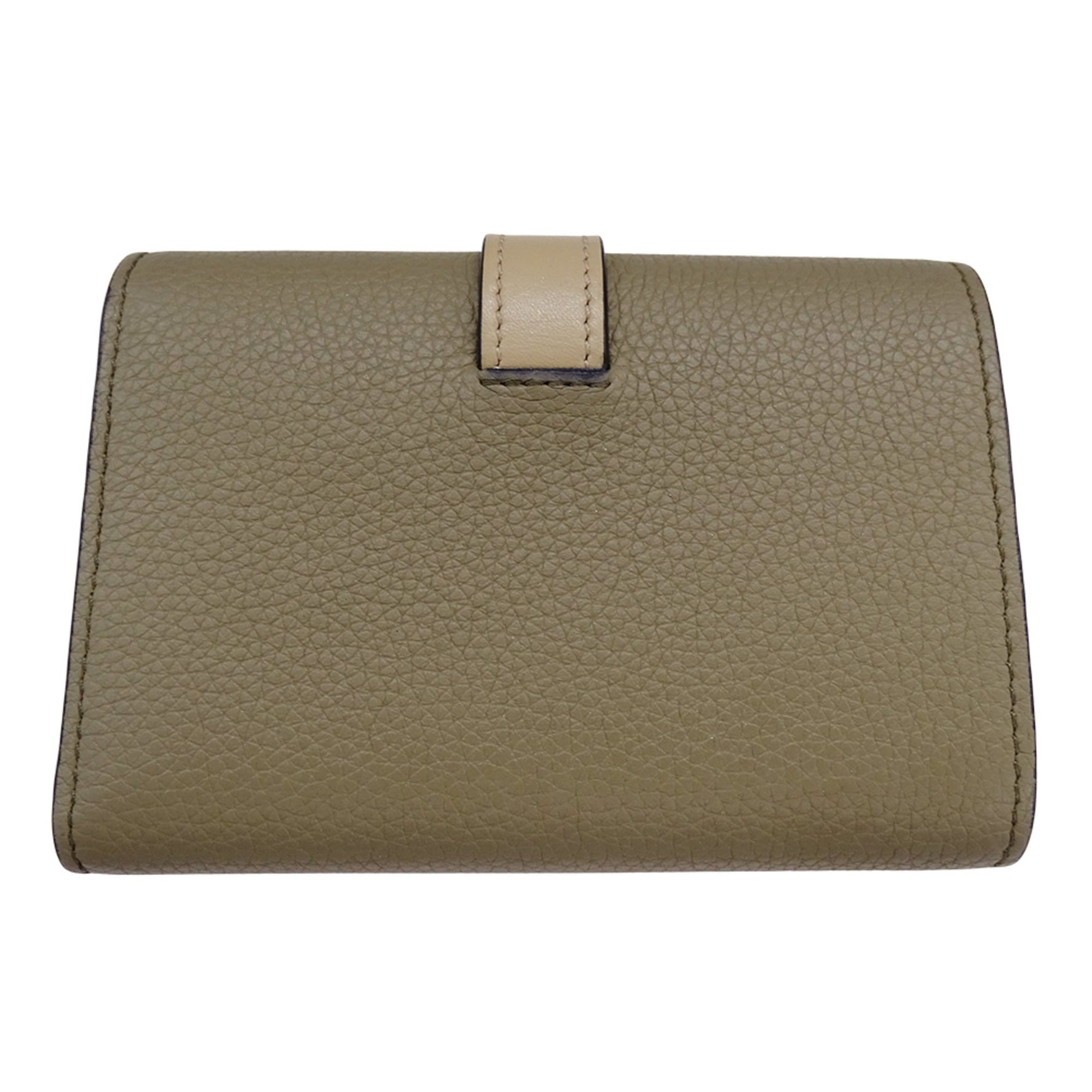 LOEWE Tri-fold Wallet in Soft Grain Calfskin, Vertical, Small, Compact