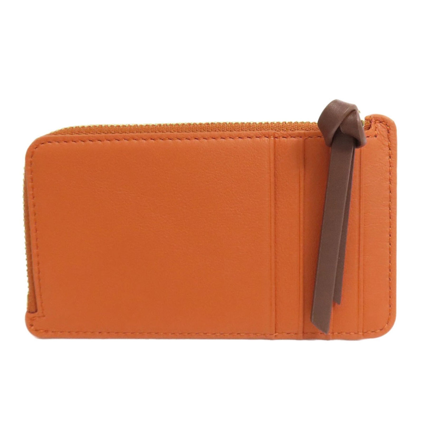 LOEWE Hamster Motif Wallet/Coin Case Leather Women's