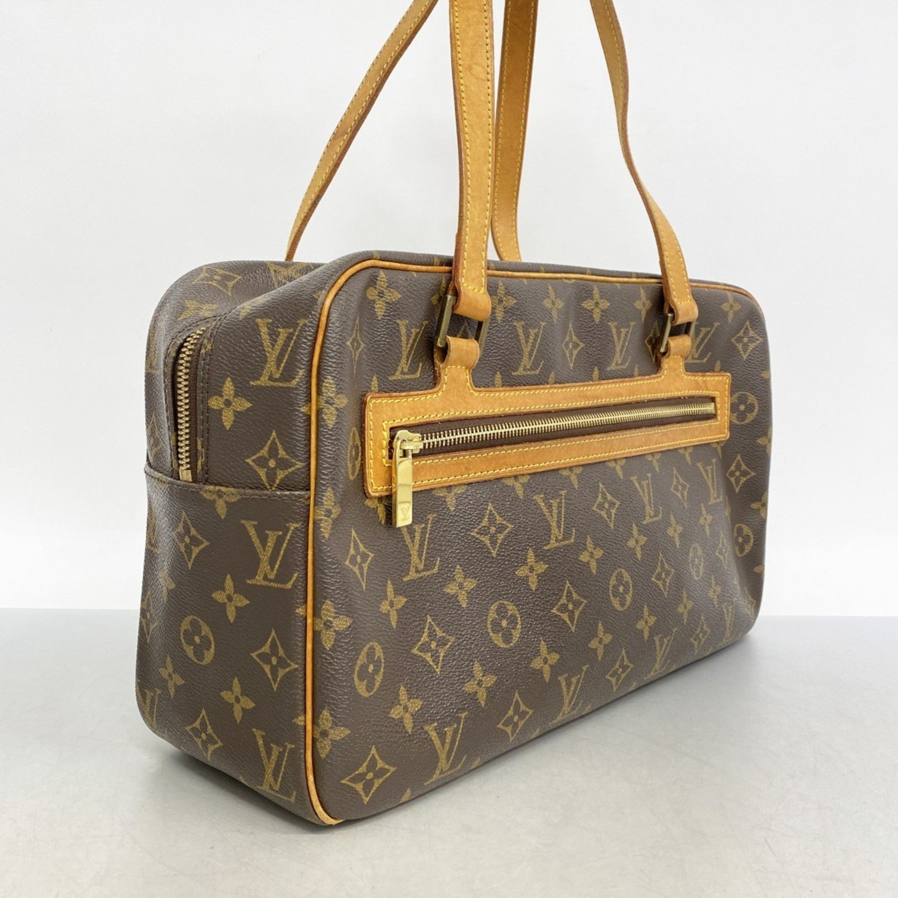 Louis Vuitton Monogram Cite GM Shoulder Bag M51181 Brown Women's