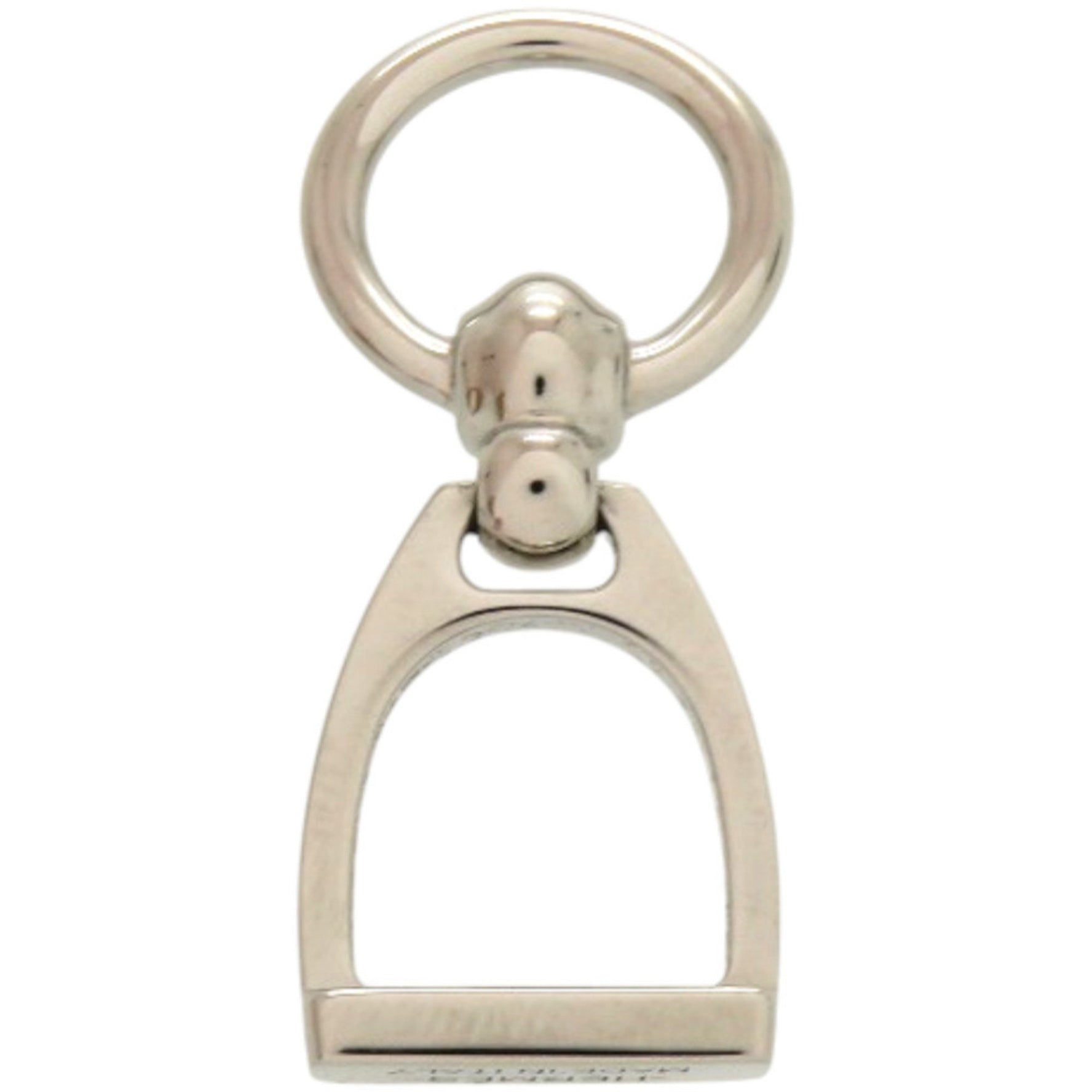 Unused Hermès Etrier scarf ring, metal, 0576 HERMES