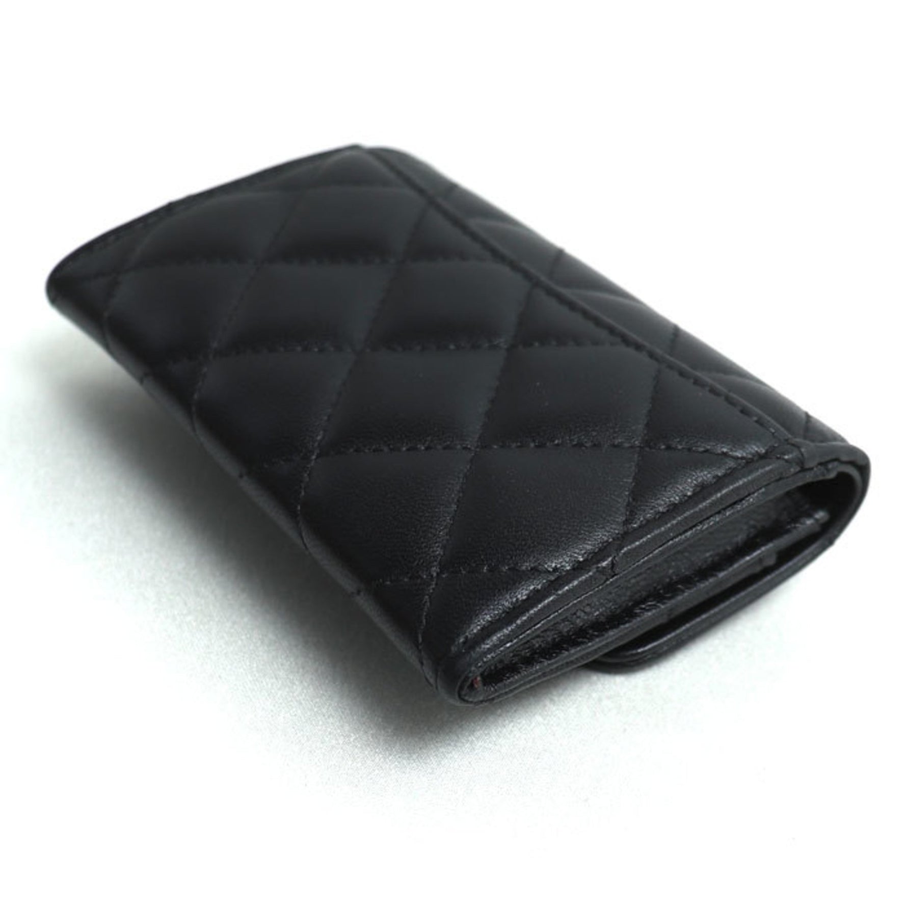 CHANEL Matelasse Lambskin Classic Card Case
