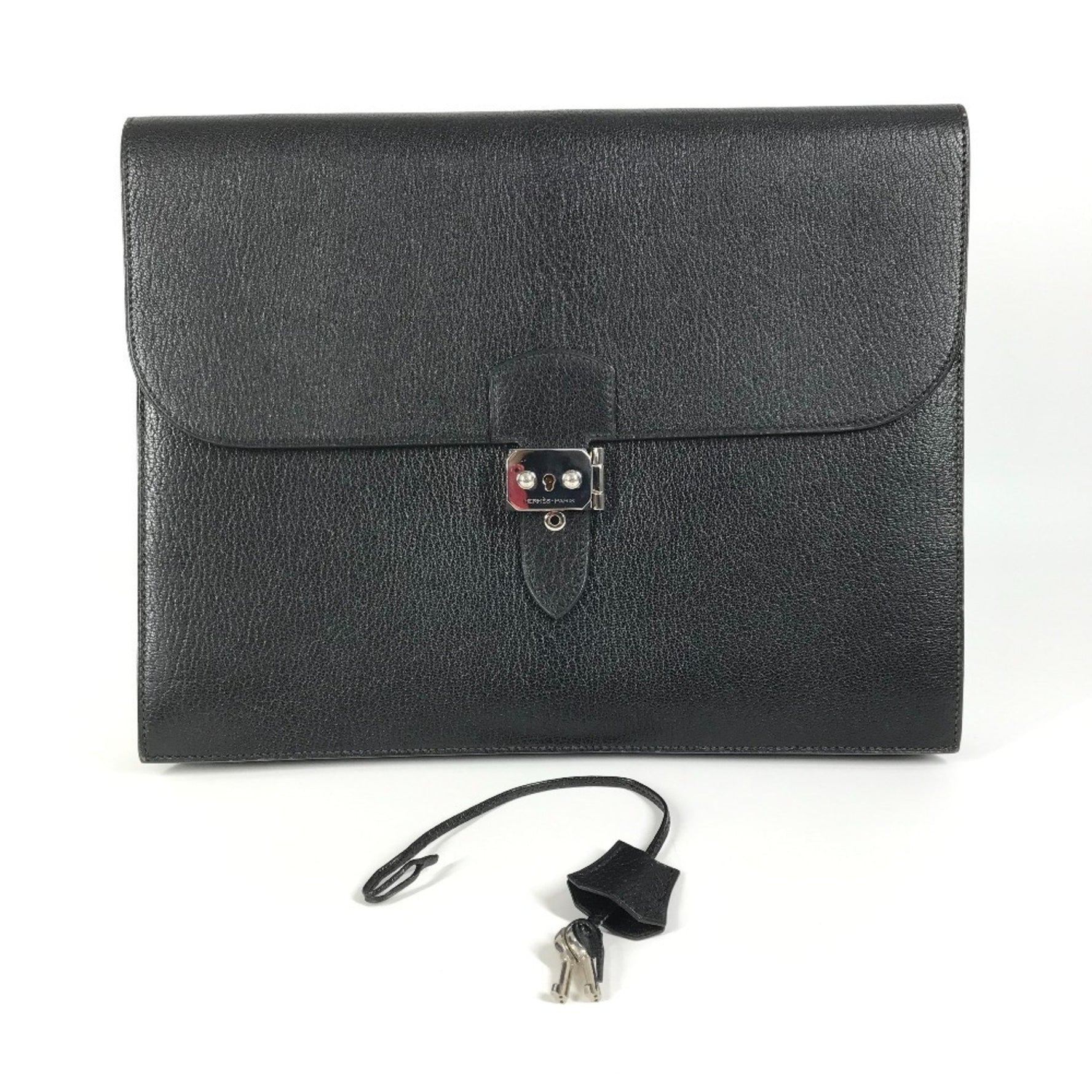 HERMES Sac A Depeche Pouch, Bag, Accessory, Clutch Leather, Men's