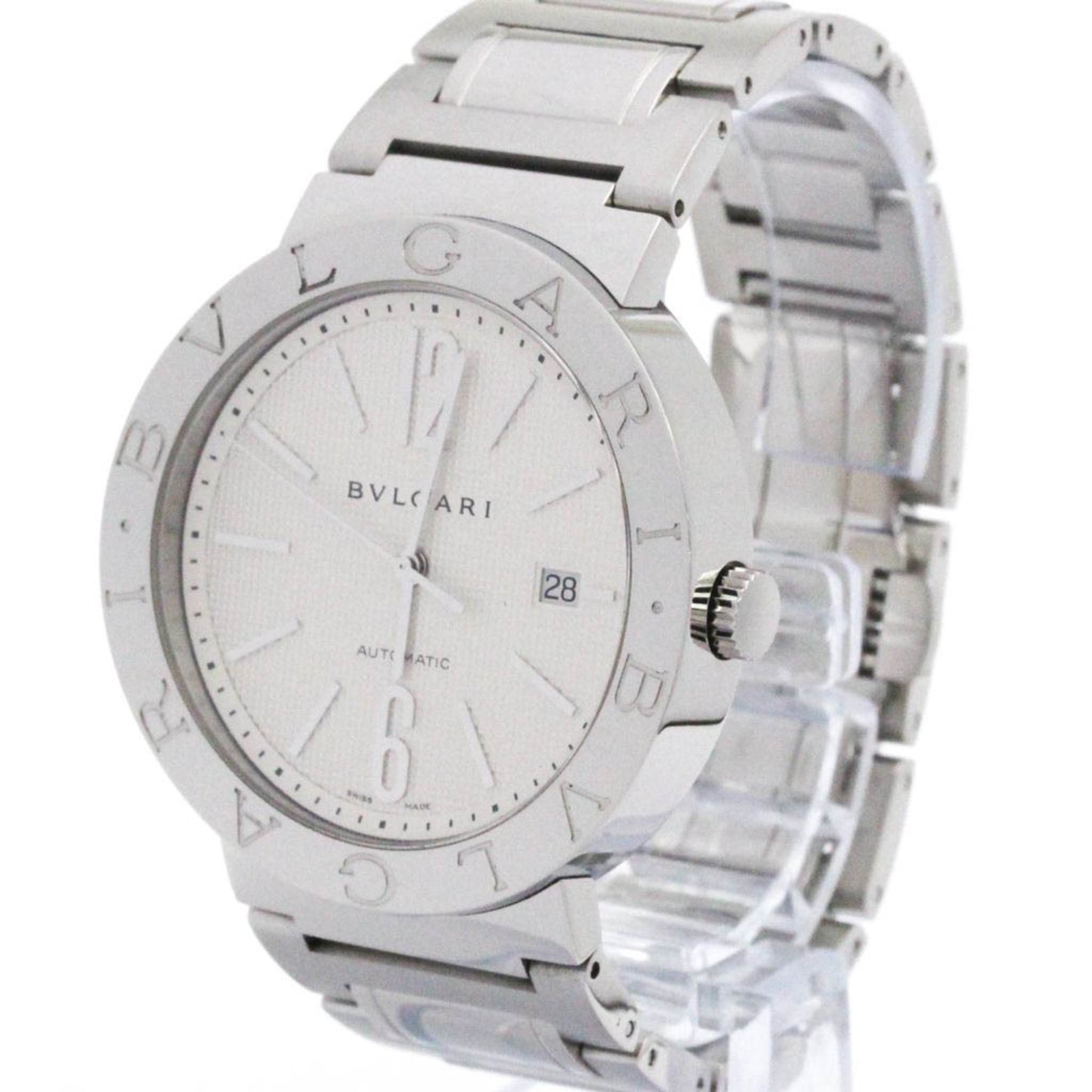 BVLGARI BVLGARI-BVLGARI Steel Automatic Watch AUTO Polished