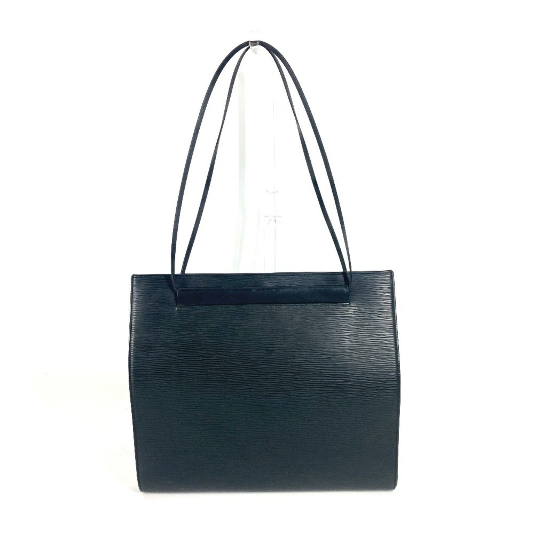 Louis Vuitton Epi Saint-Tropez Tote Bag Shoulder Leather Noir Black