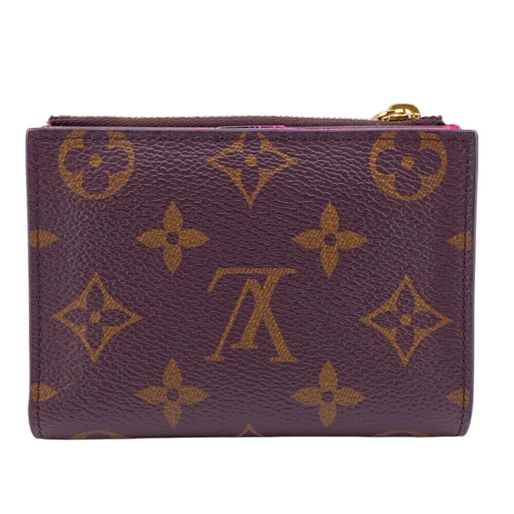 LOUIS VUITTON Louis Vuitton Wallet M82383 Portefeuille Lisa Monogram Bifold Brown Women's