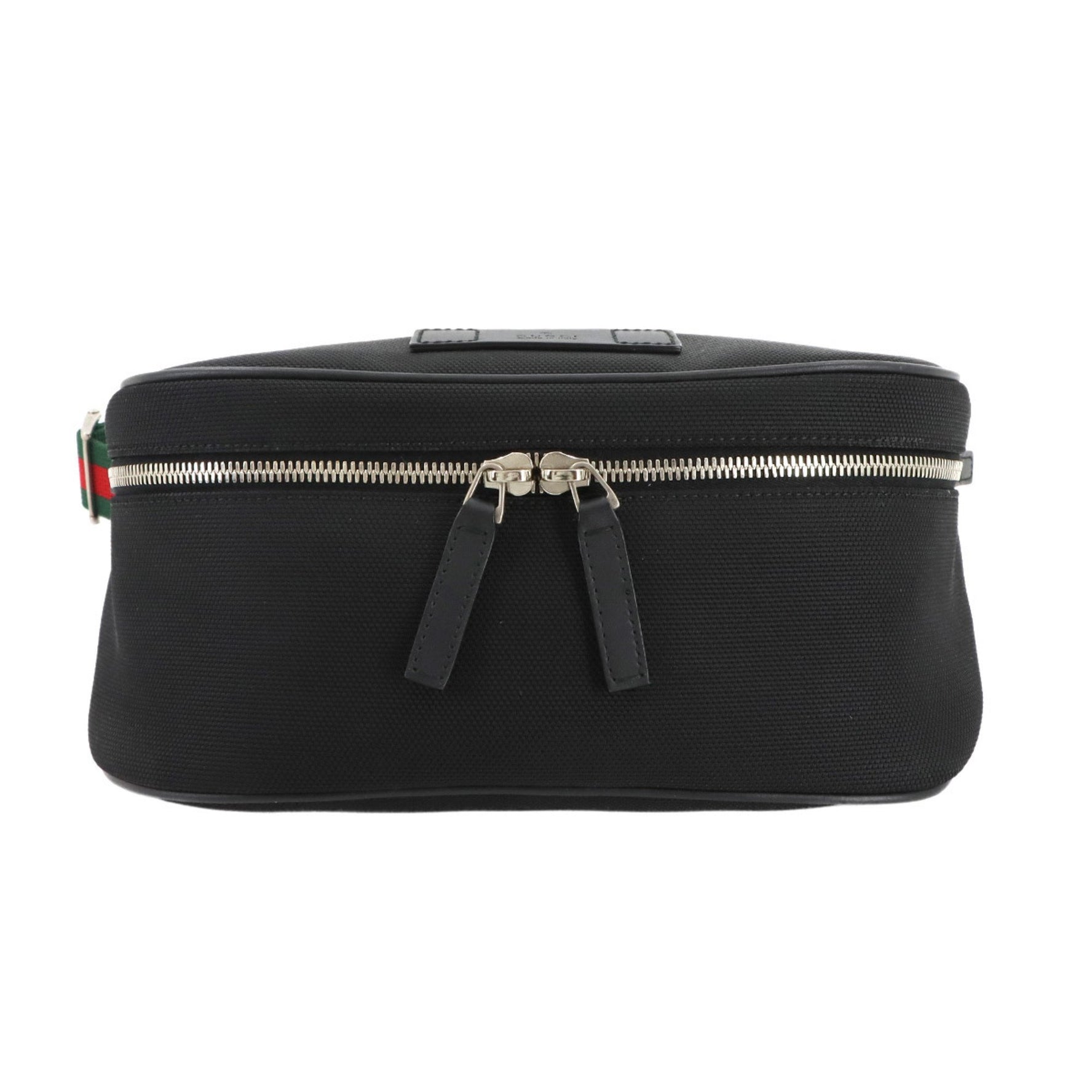 Gucci Sherry Line Waist Body Bag in Nylon Canvas and Leather