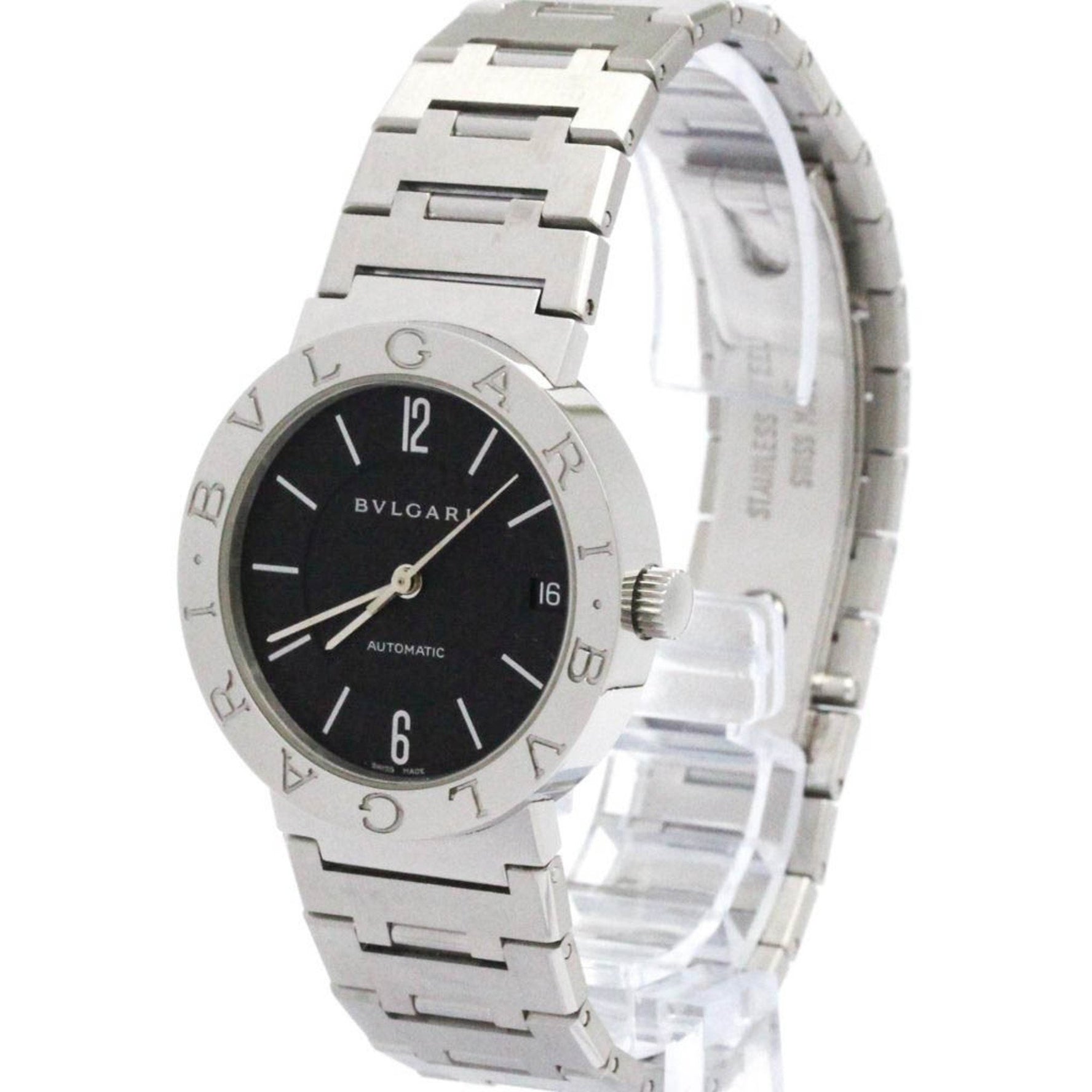 BVLGARI BVLGARI-BVLGARI Steel Automatic Mens Watch BB33SS AUTO Polished