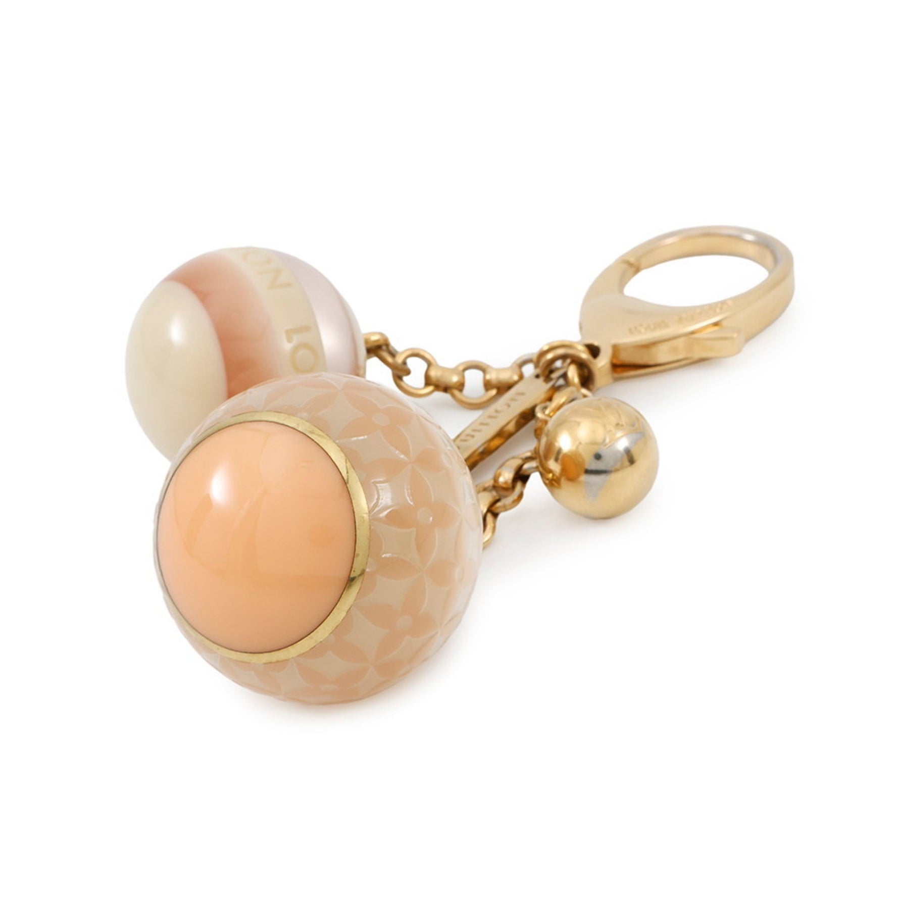 Louis Vuitton Bijoux Sac Mini Lin Croisette Keychain M65643 LOUIS VUITTON Charm