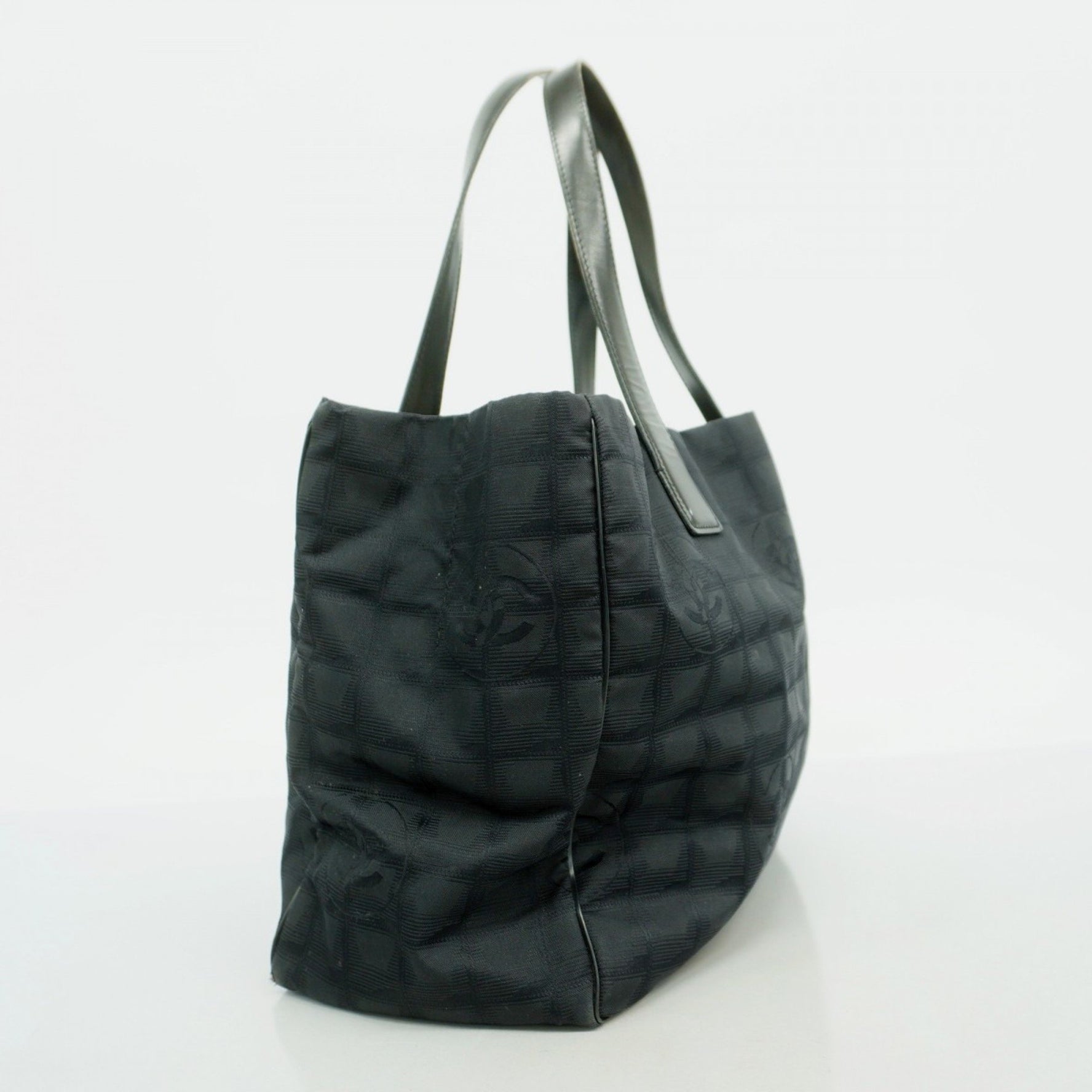 Chanel New Travel Nylon Tote Bag in Black Champagne for Women