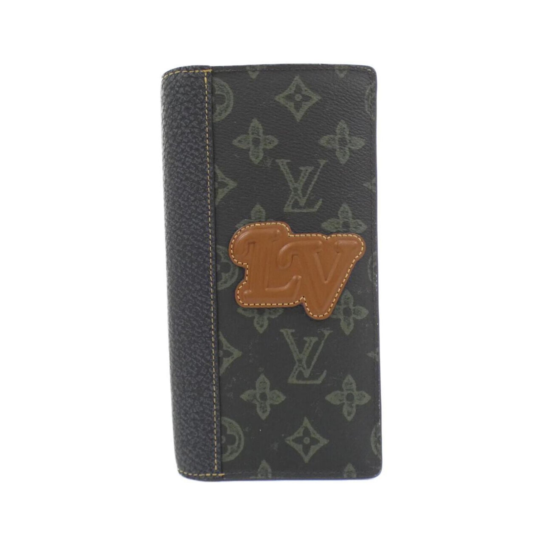 Louis Vuitton Monogram Record Portefeuille Brazza Wallet