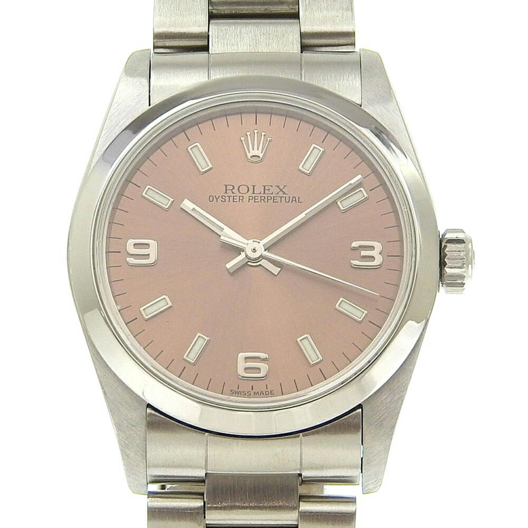 Rolex ROLEX Oyster Perpetual Watch cal.2230 Stainless Steel Automatic Bronze Dial Ladies