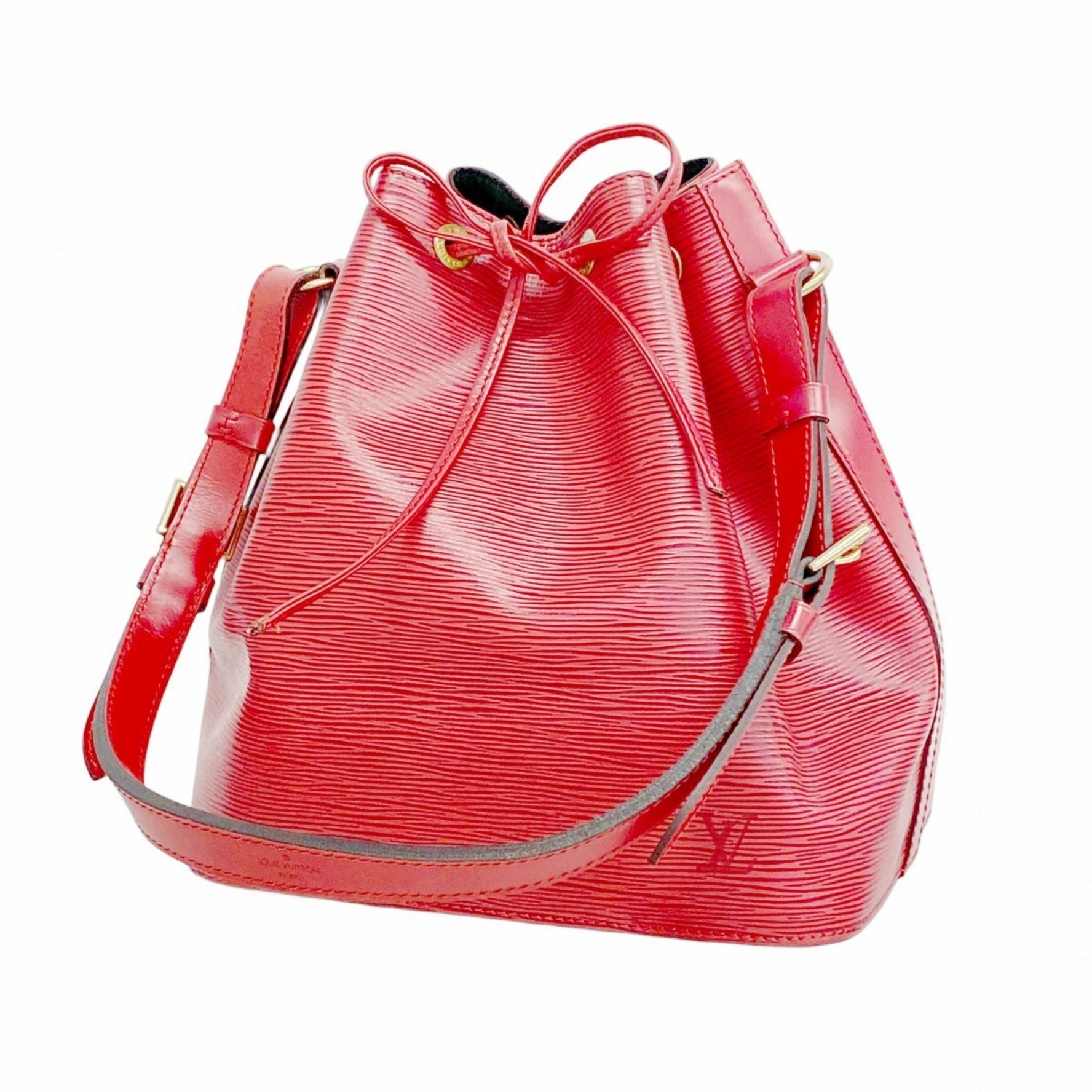Louis Vuitton Epi Petit Noe Shoulder Bag M44107 Castilian Red for Women