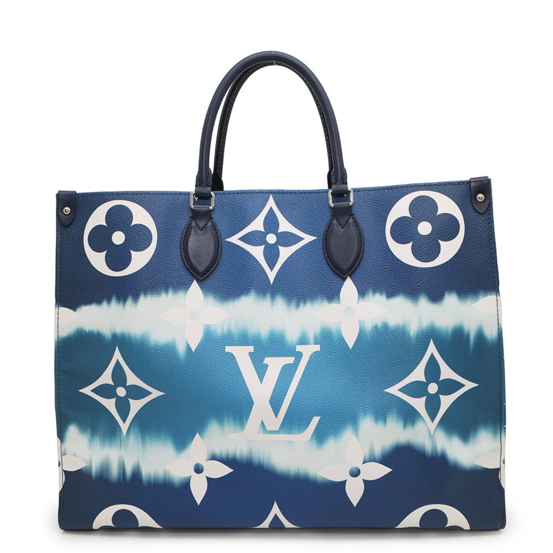 Louis Vuitton Monogram Escale On-the-Go GM Tote Bag Blue