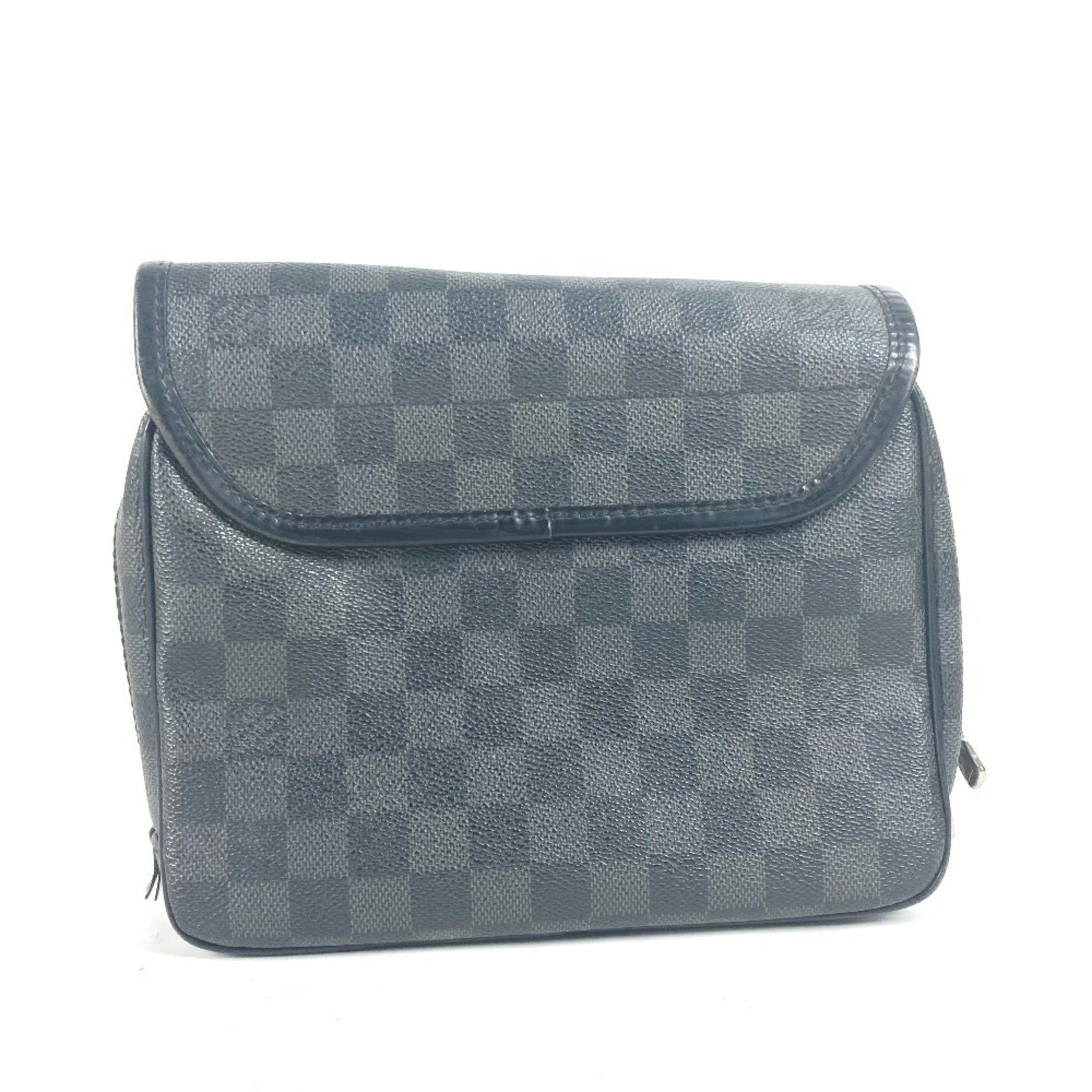 LOUIS VUITTON N41419 Damier Graphite Truth Suspendable Flap Multi-Pouch Pouch Canvas Men's Black