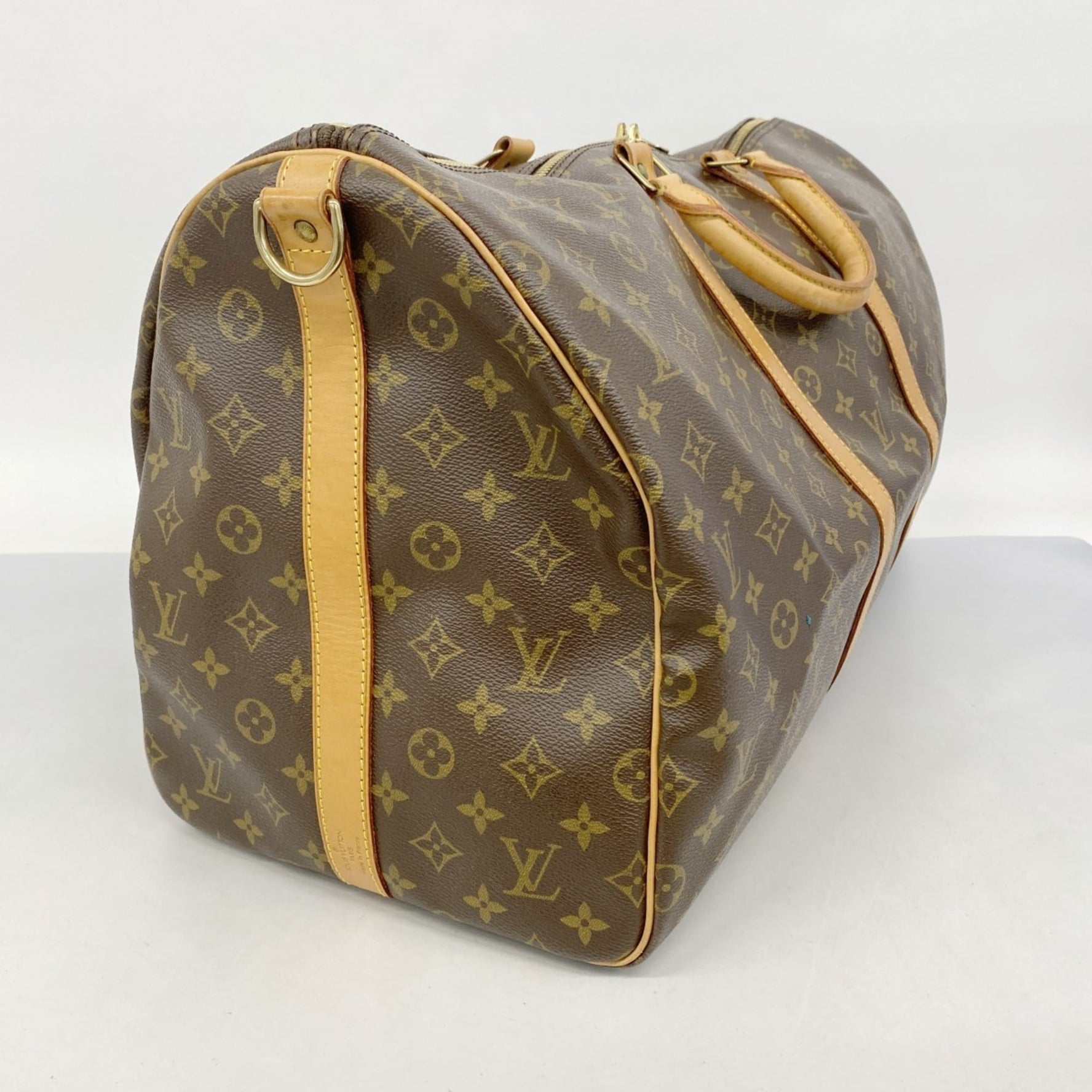 Louis Vuitton Monogram Keepall Bandouliere 55 Boston Bag Men's and