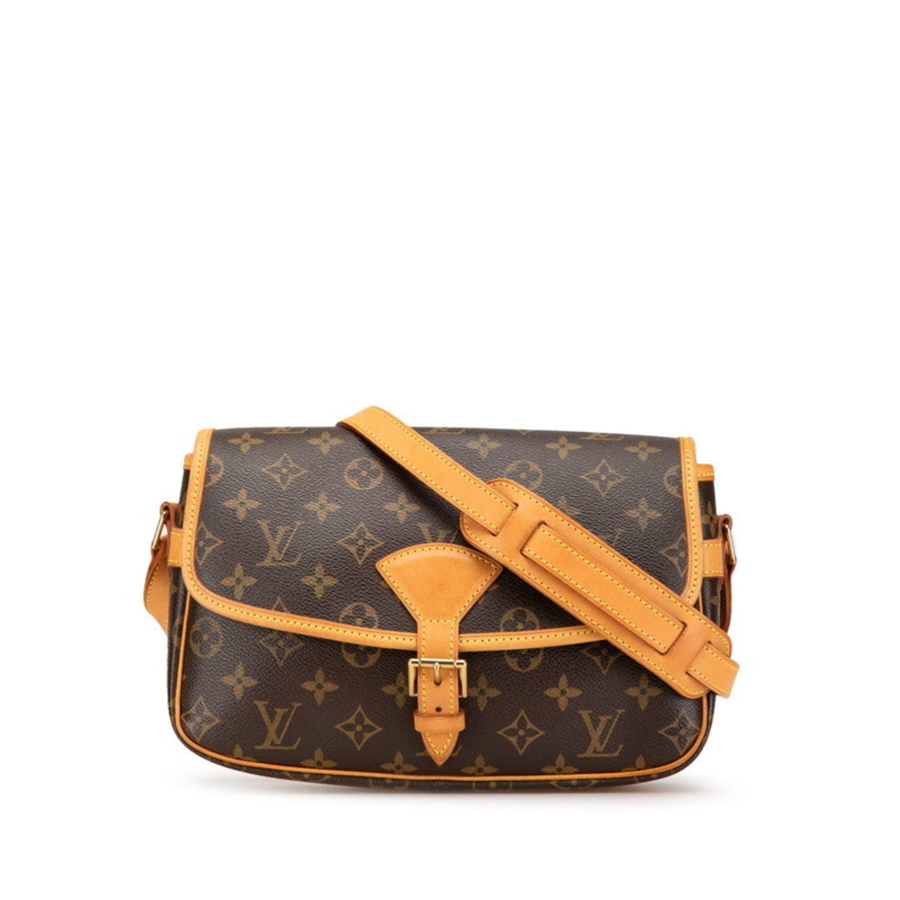 Louis Vuitton Monogram Sologne Crossbody Shoulder Bag PVC Leather