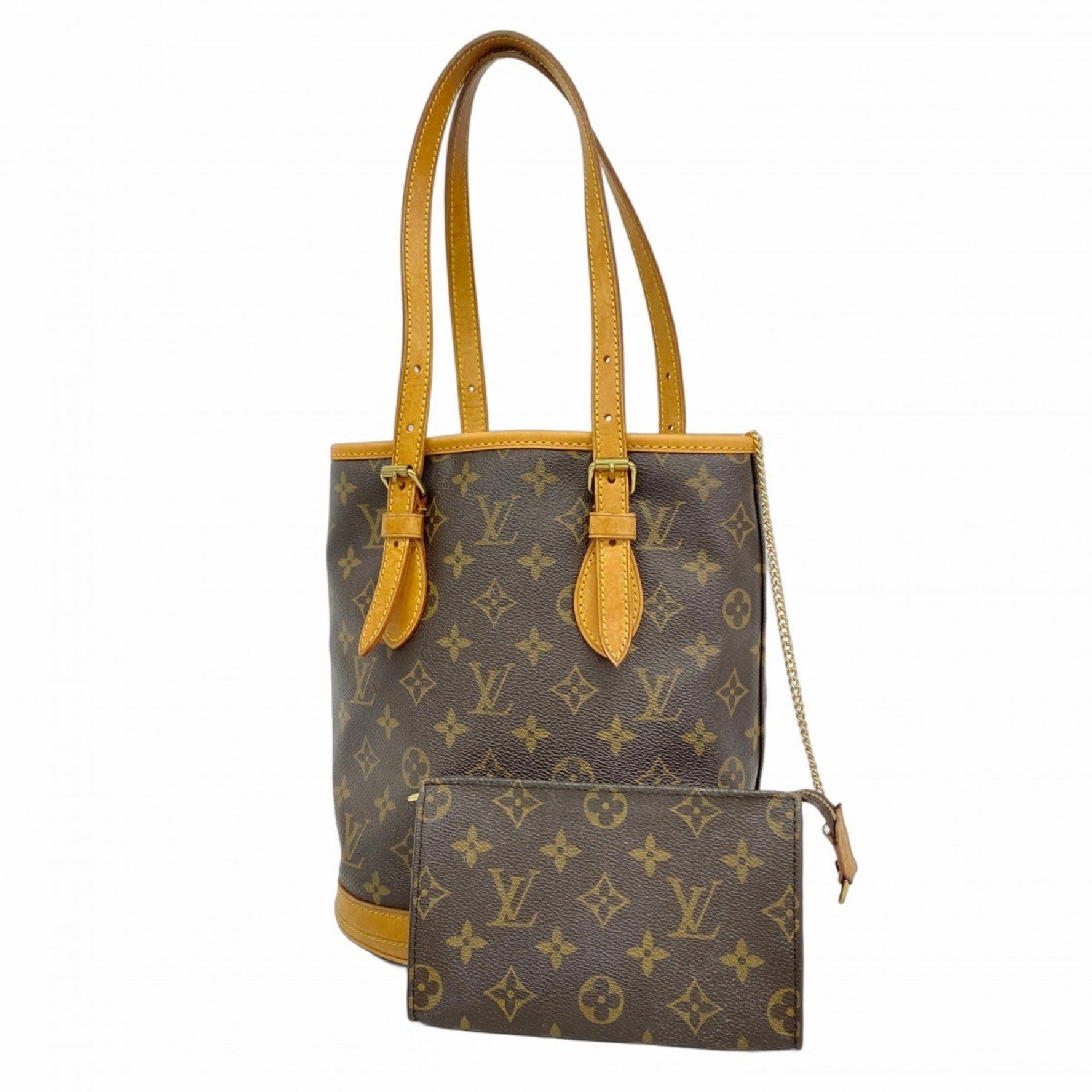 Louis Vuitton Monogram Bucket PM Tote Bag