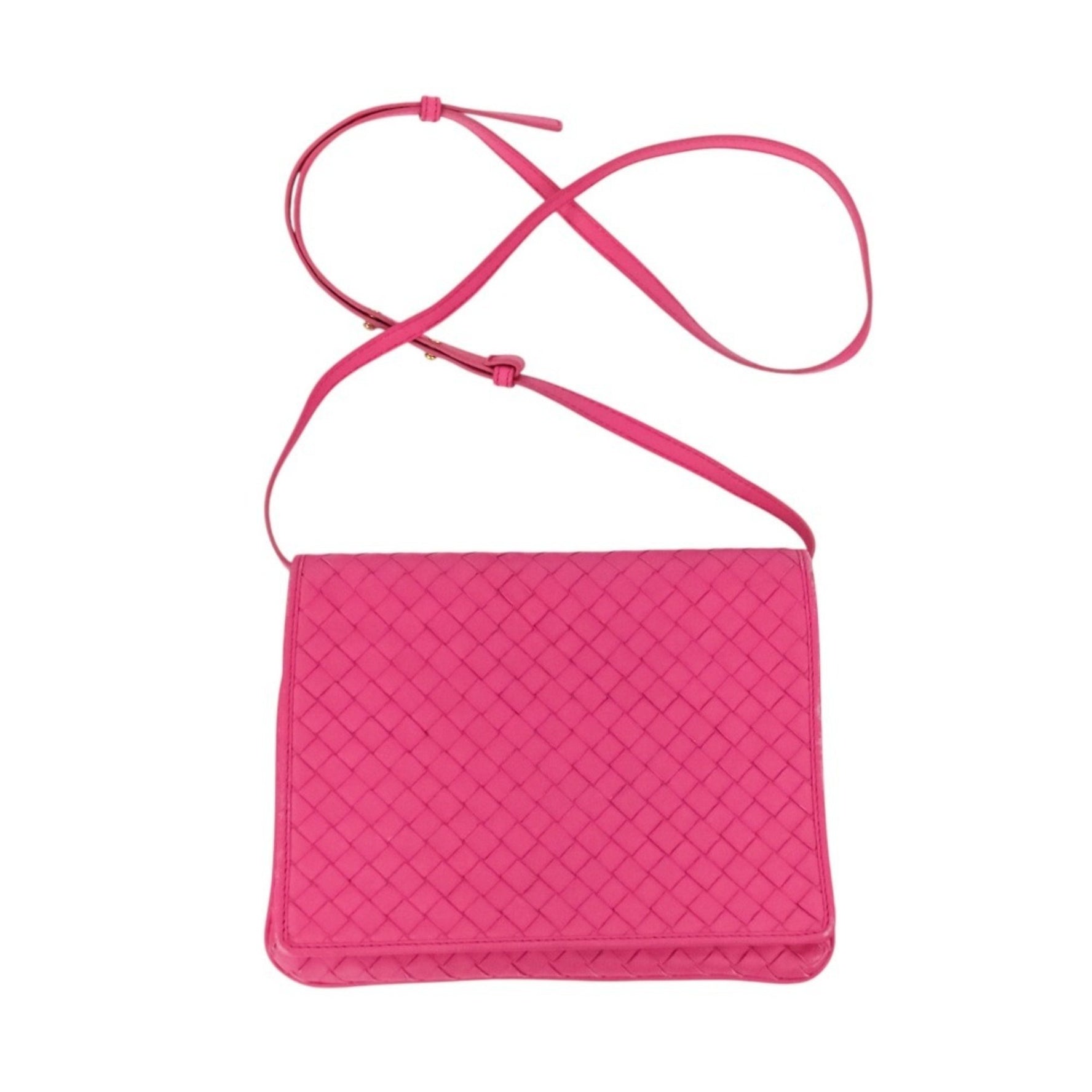 BOTTEGA VENETA Intrecciato Leather Square Shoulder Bag