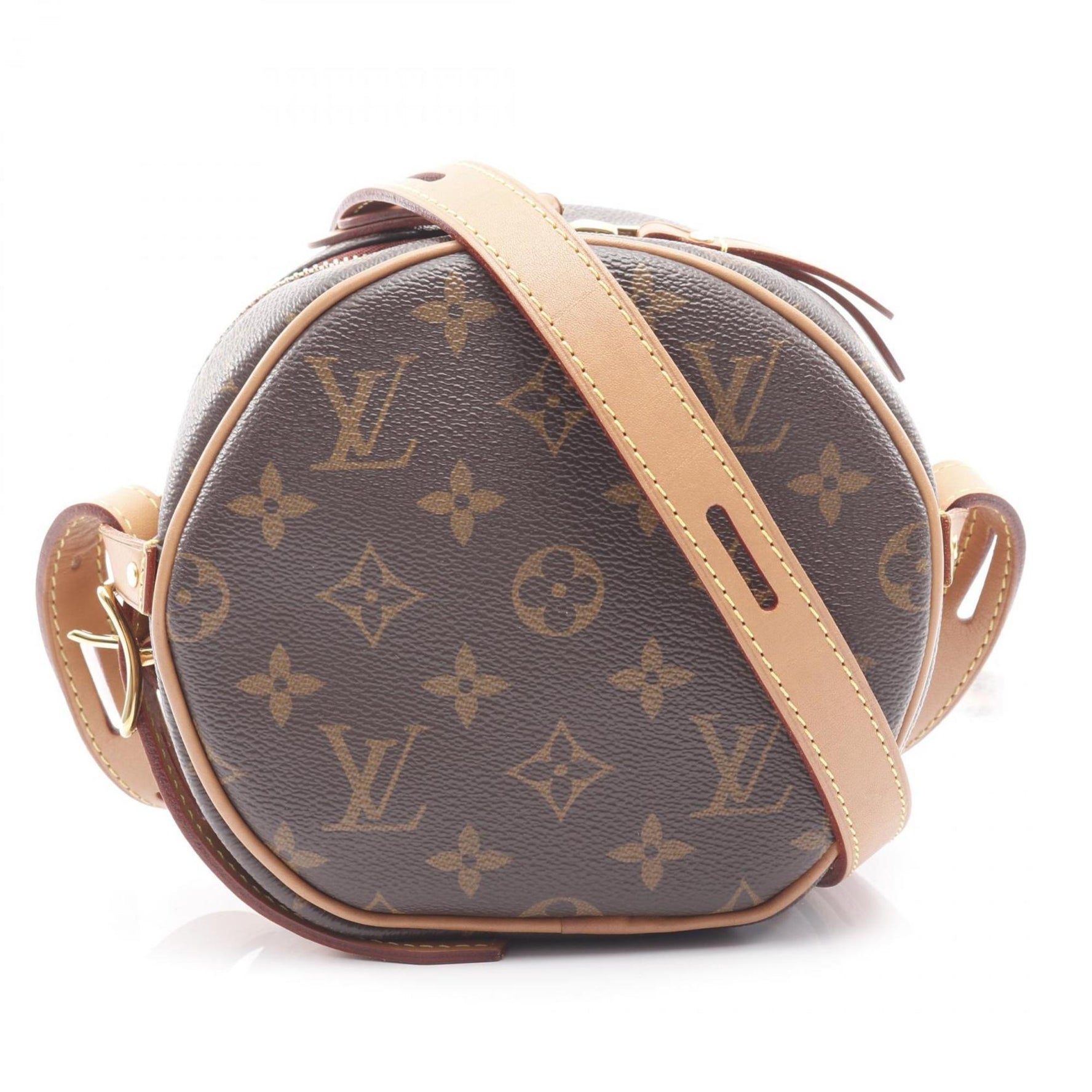 Louis Vuitton Boite Chapeau Souple PM Shoulder Bag in Coated Canvas and Leather with Monogram Design