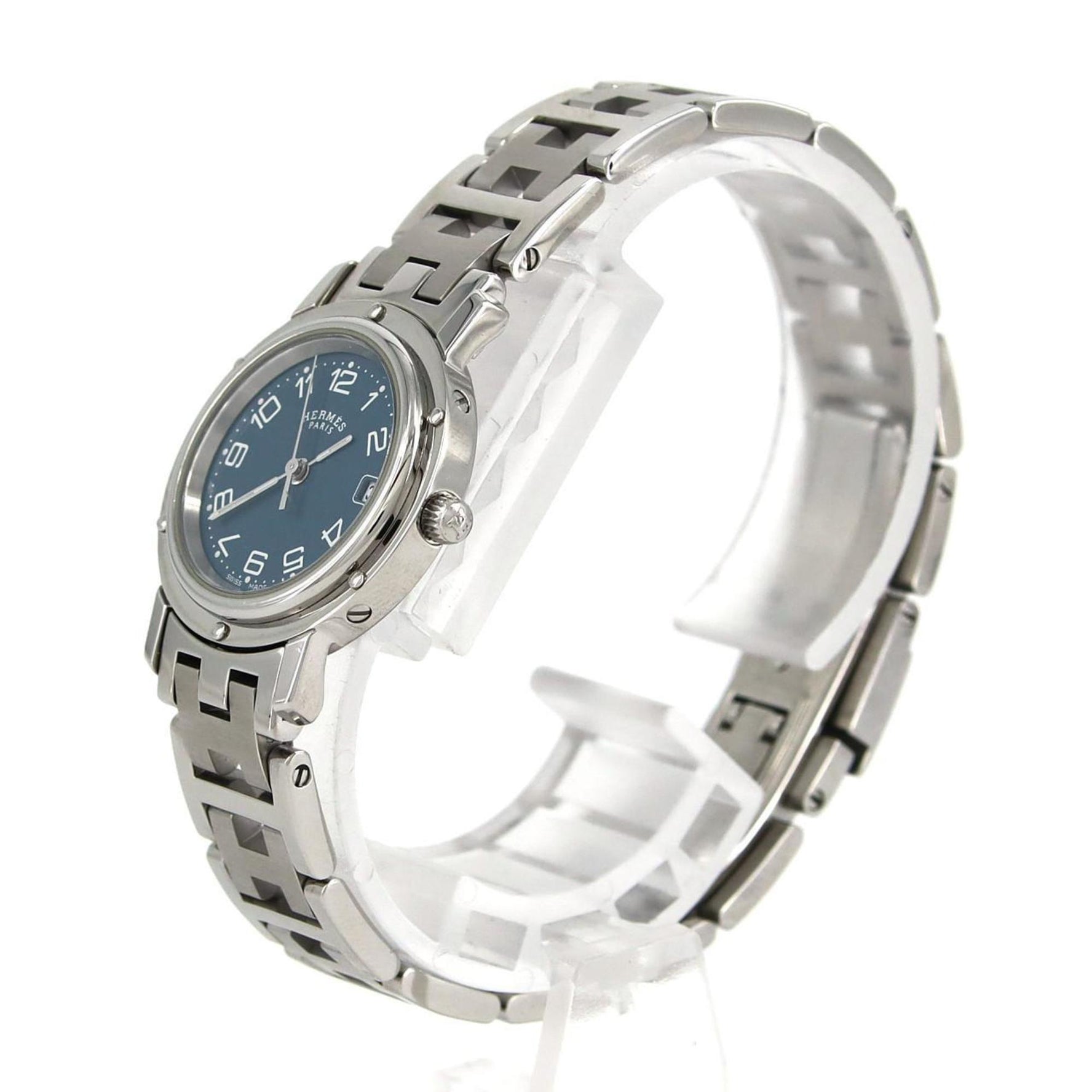 Hermes Clipper SS Quartz Watch