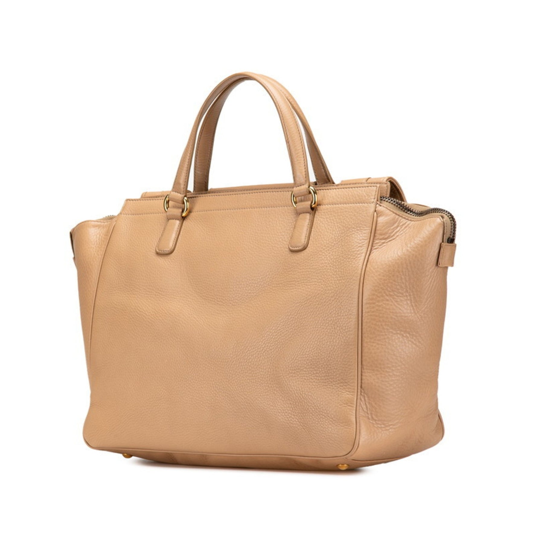 Gucci Double G Handbag Boston Bag Leather