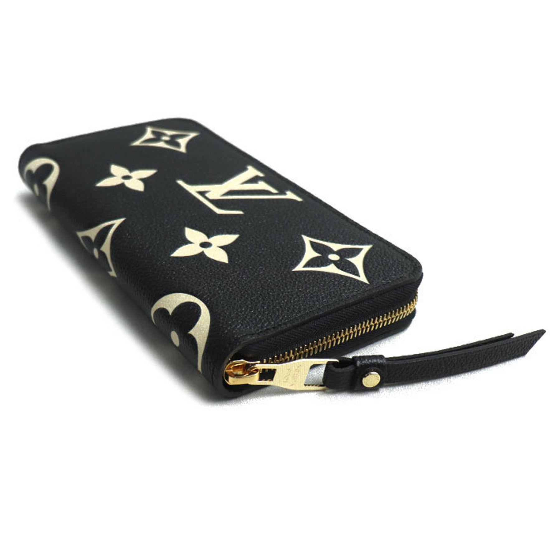 LOUIS VUITTON Zippy Wallet, Round, Two-Tone Empreinte