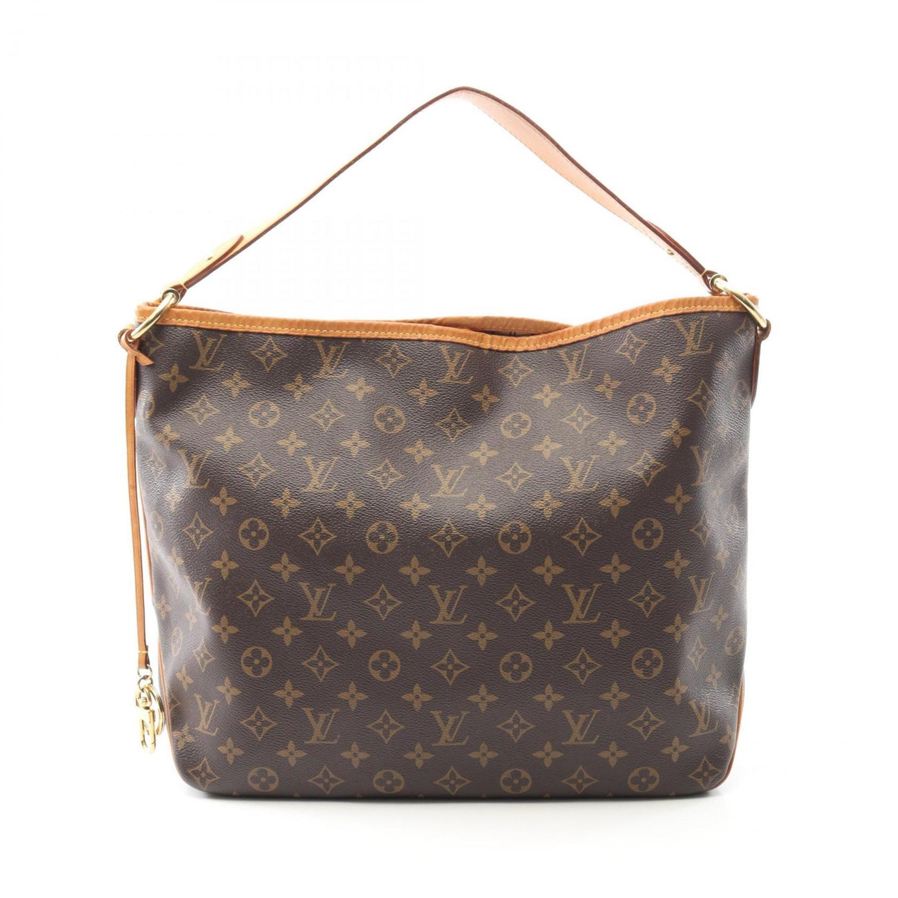 Louis Vuitton Delightful MM Shoulder Bag, Coated Canvas and Leather, Monogram, Brown