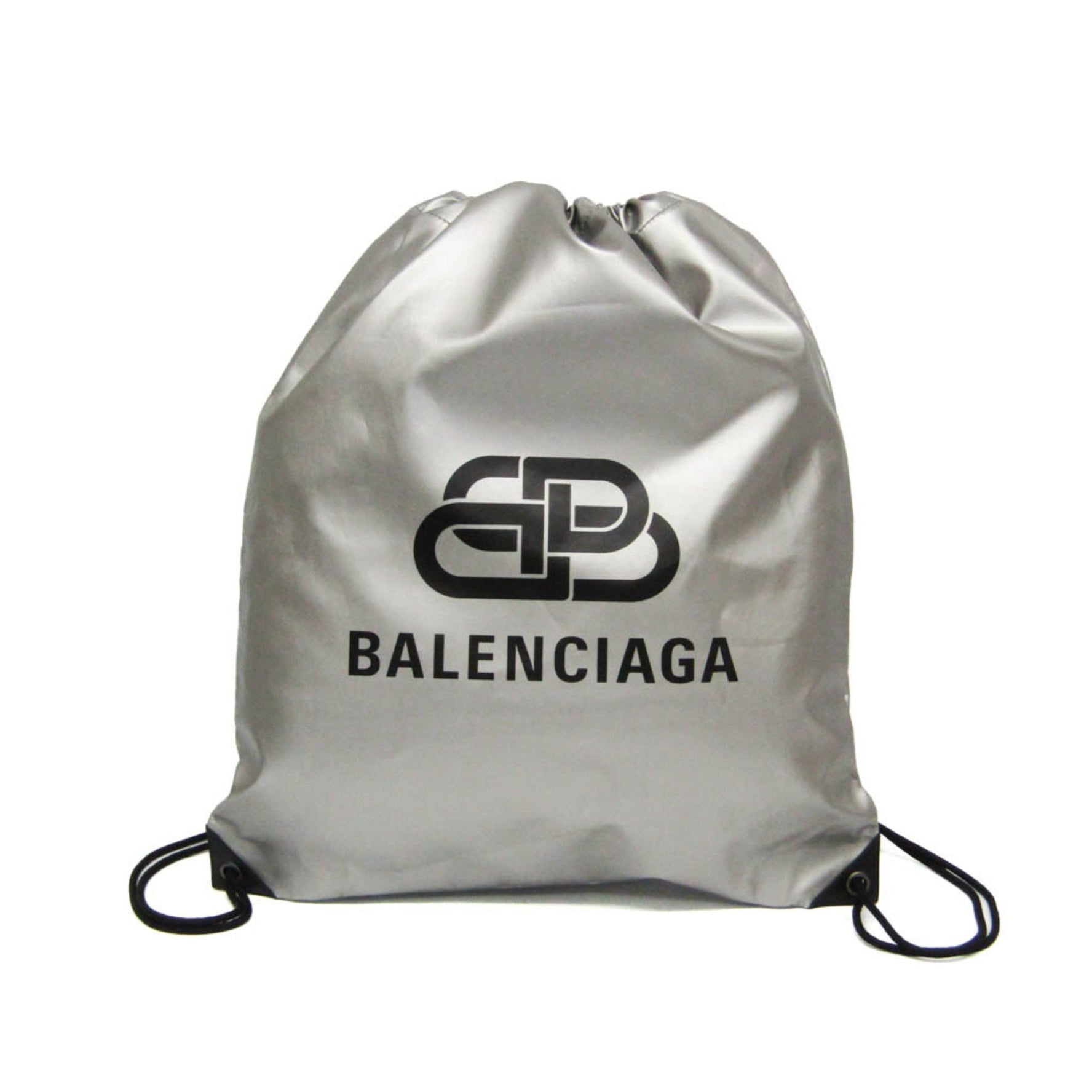 Balenciaga BB Explorer Women,Men PVC Backpack Silver