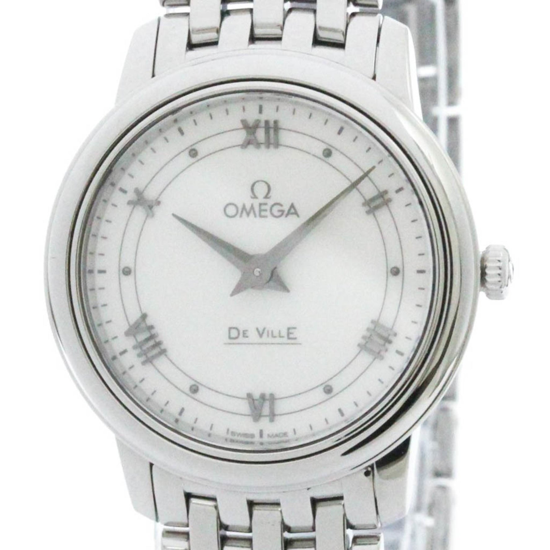 OMEGA De Ville Prestige Steel Quartz Ladies Watch 424.10.27.60.04.001