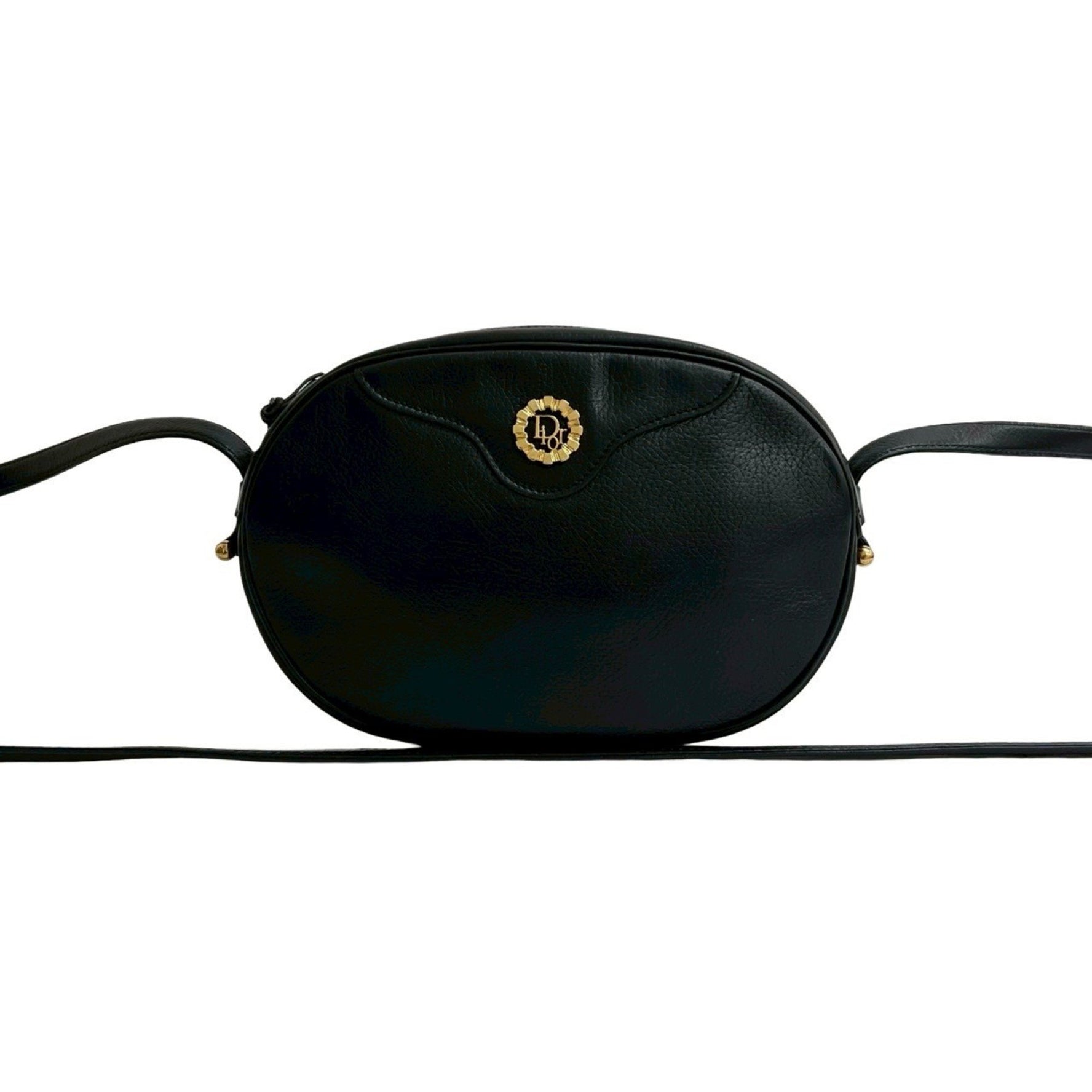 Christian Dior Logo Leather Shoulder Bag/Pochette/Sacoche