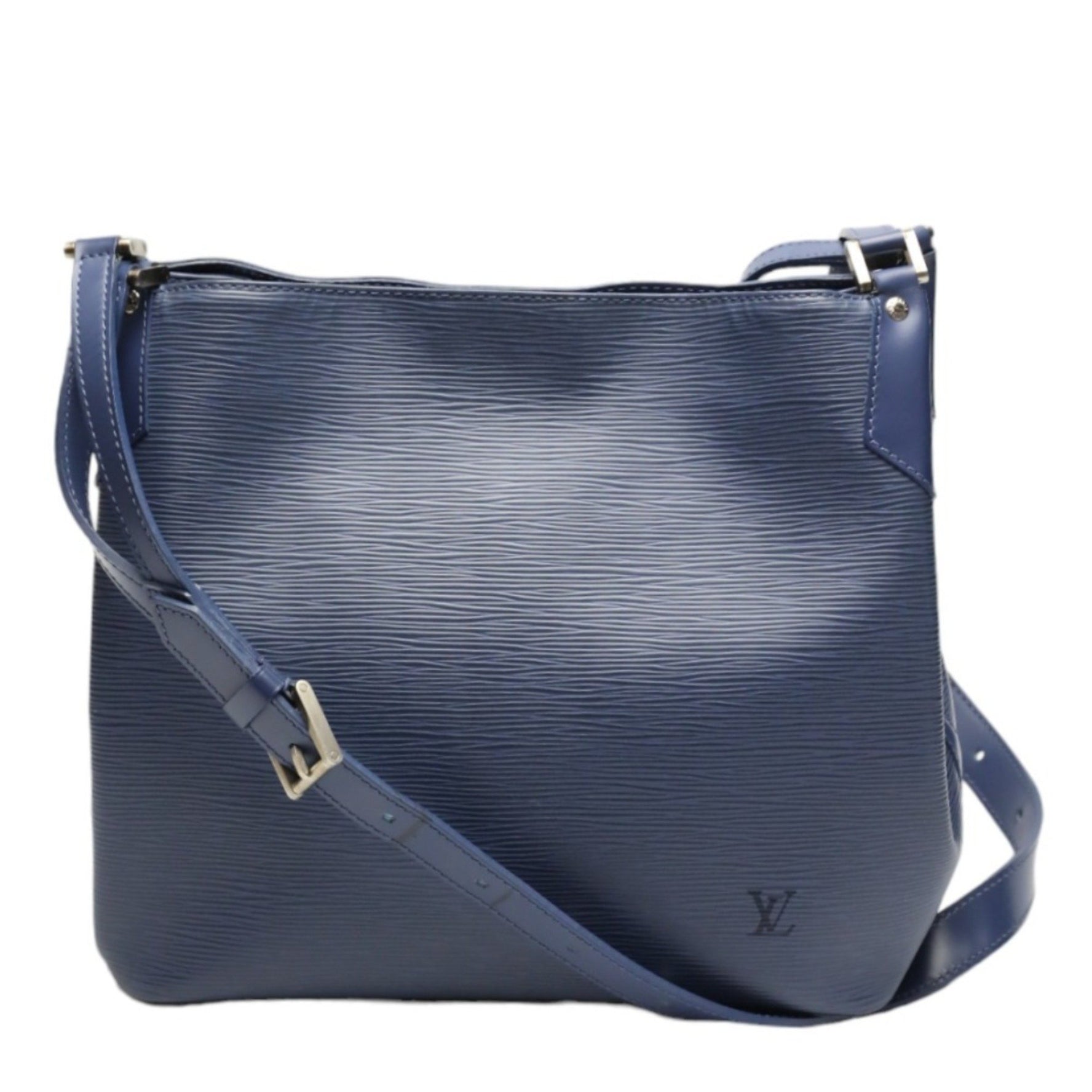 Louis Vuitton LOUIS VUITTON Shoulder Bag Epi Mandala PM Leather M5917G Blue LV