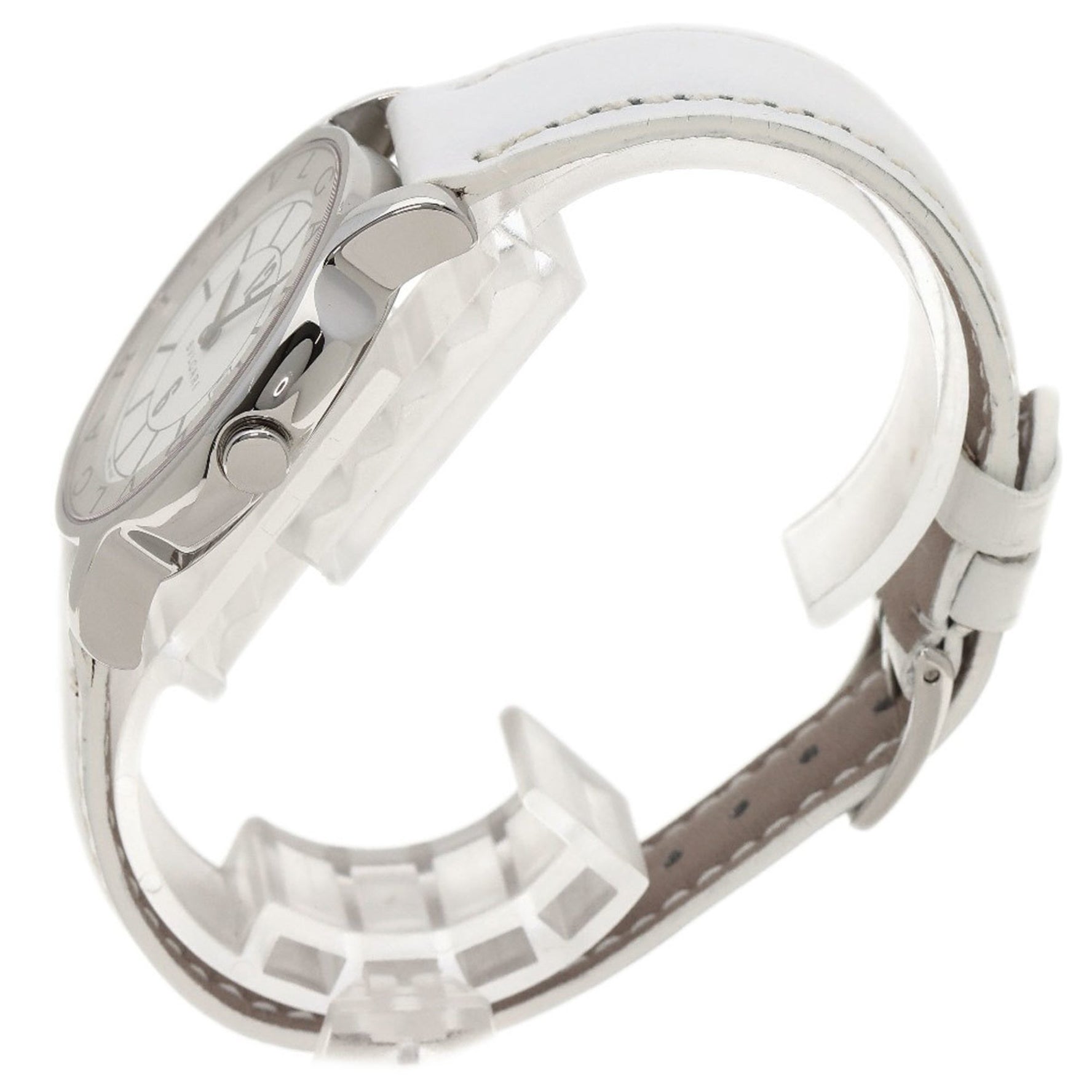 BVLGARI Solotempo Watch Stainless Steel Leather