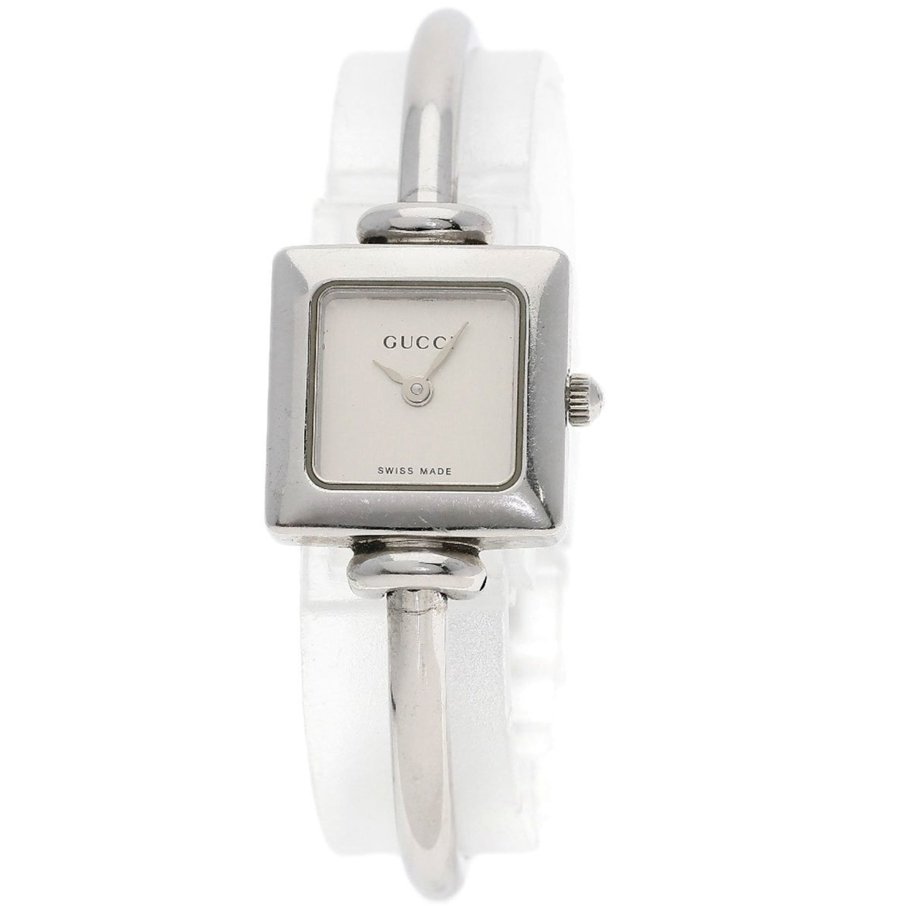 Gucci Square Face Watch Stainless Steel/SS