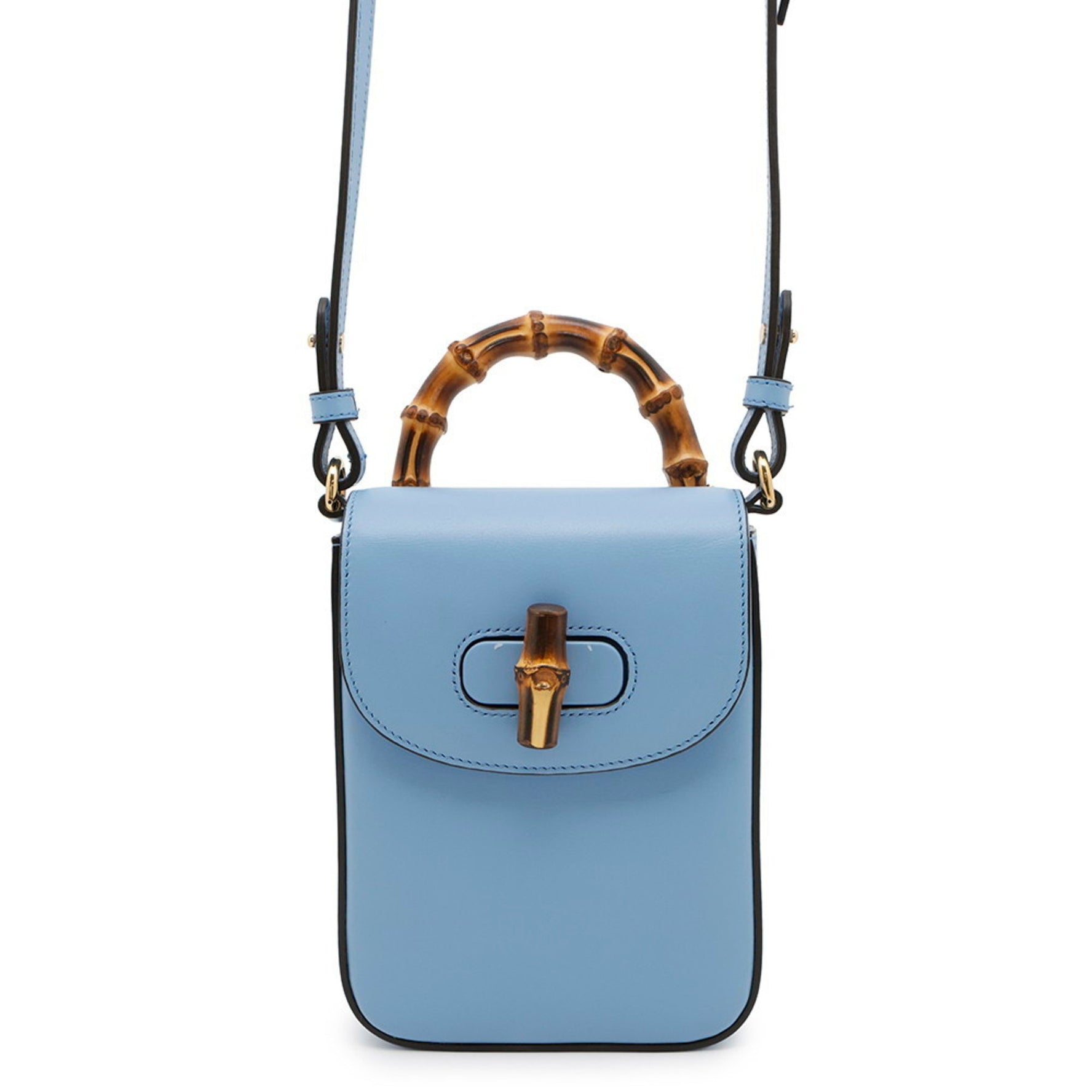 Gucci Bamboo Mini Leather Shoulder Bag GUCCI 3-way bag