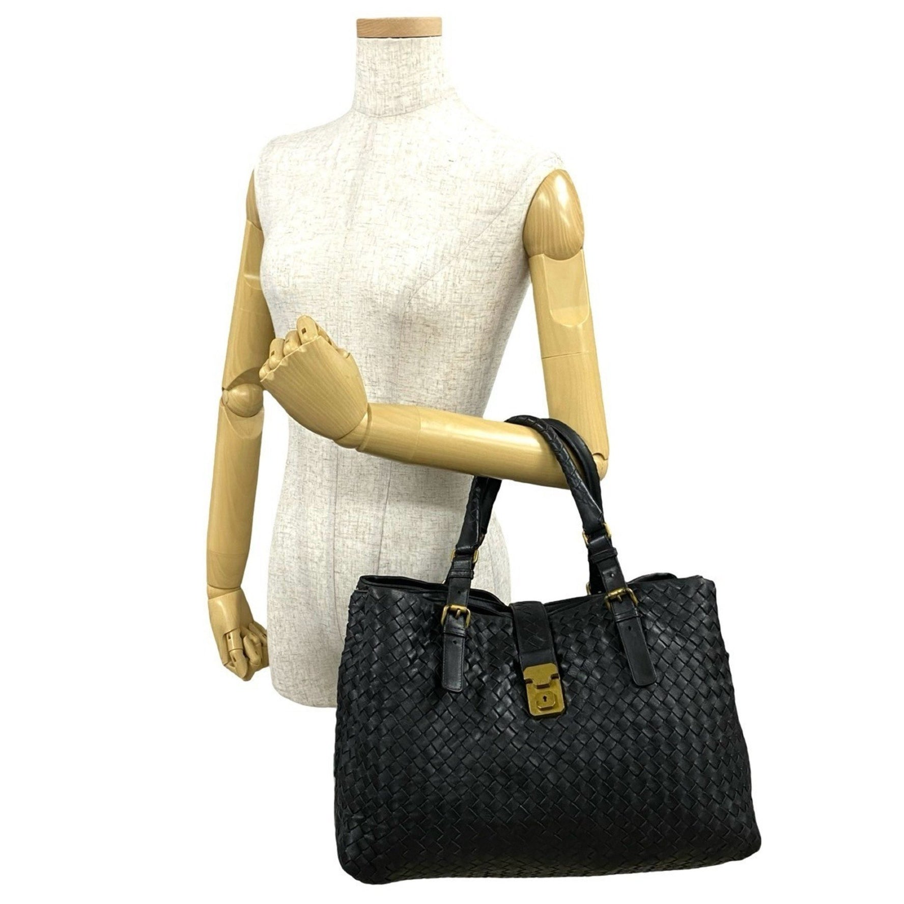 BOTTEGA VENETA Intrecciato Leather Tote Bag