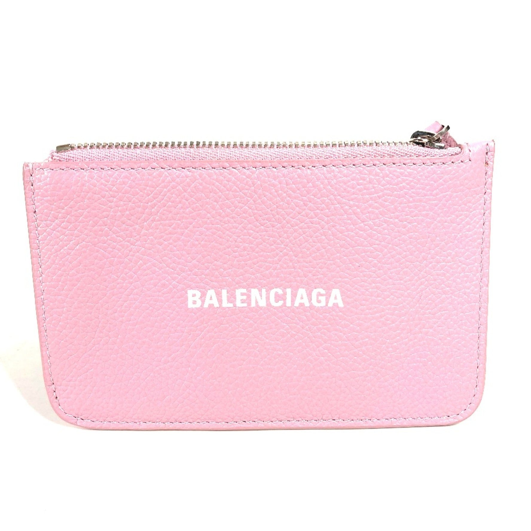 Balenciaga Card Case Business Card Holder Pass Case coin purse pink