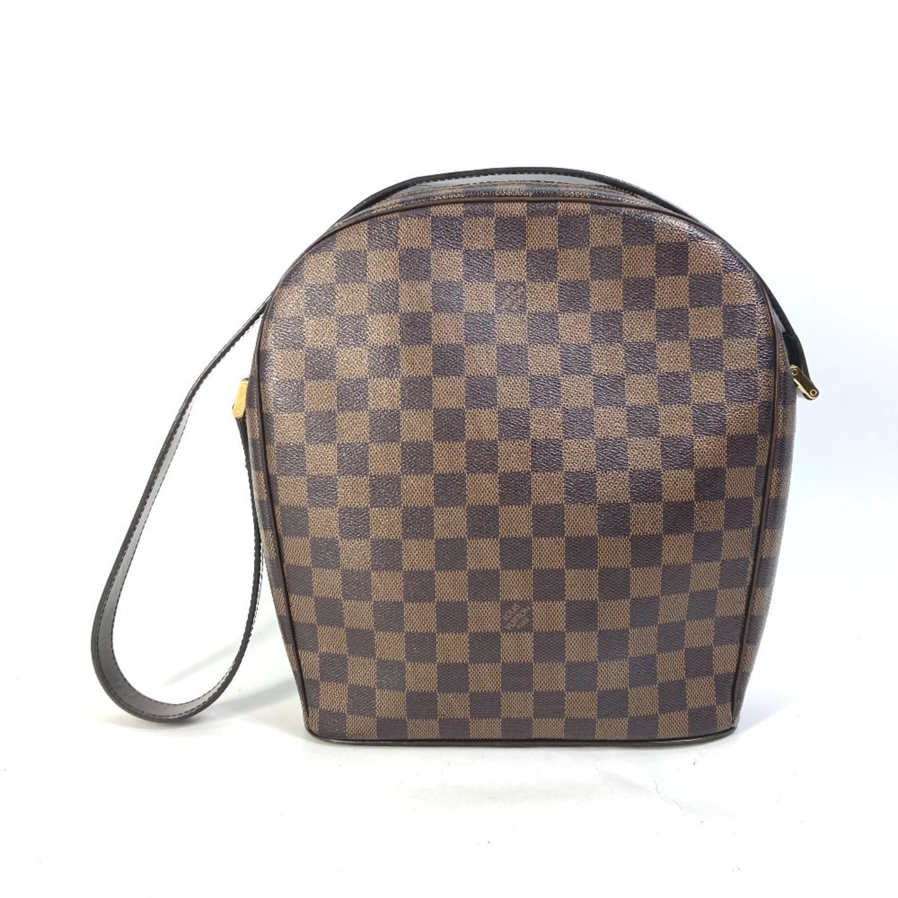 Louis Vuitton Damier Ipanema GM Pochette Shoulder Bag in Canvas, Ebene Brown