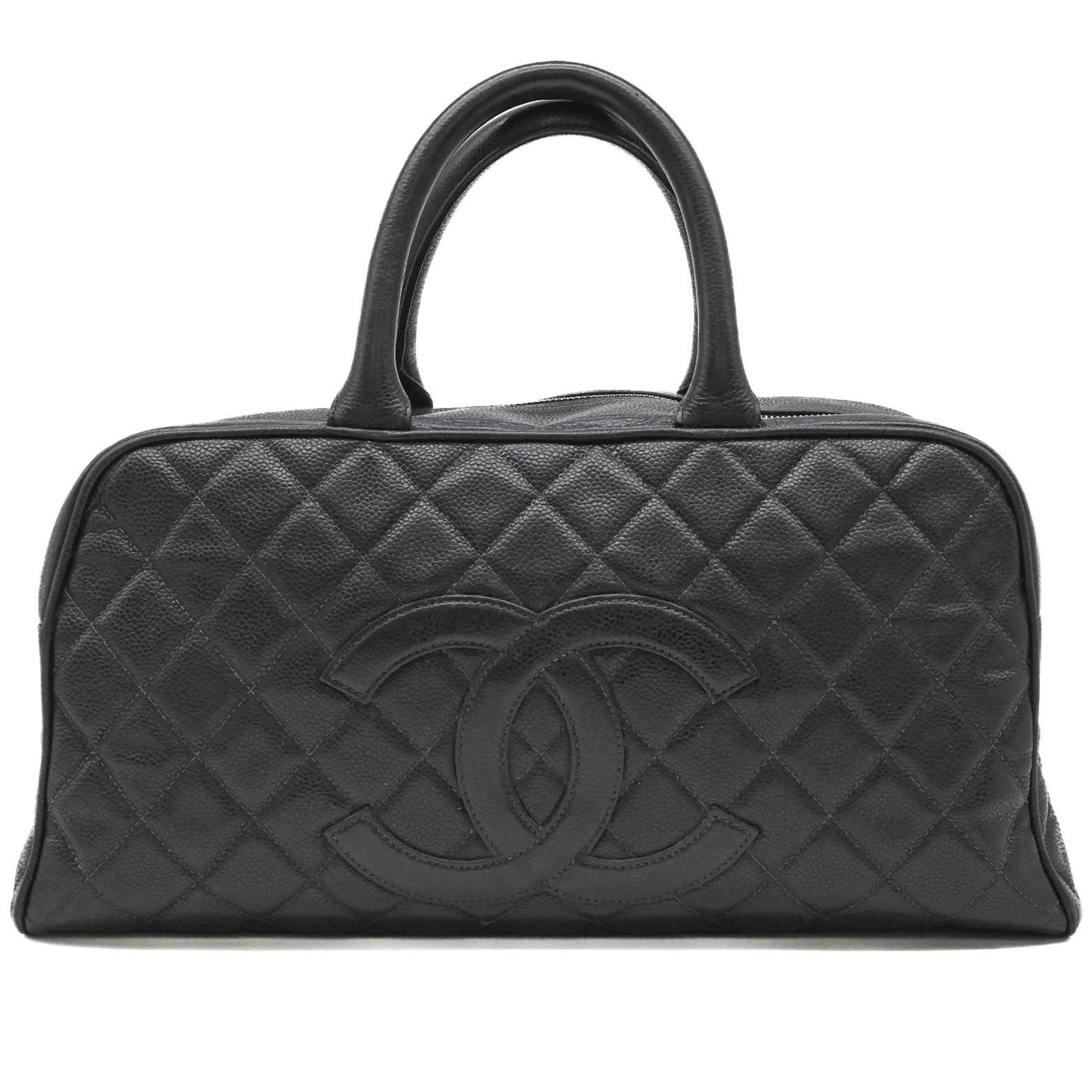 CHANEL Matelasse Caviar Skin Handbag, with Seal