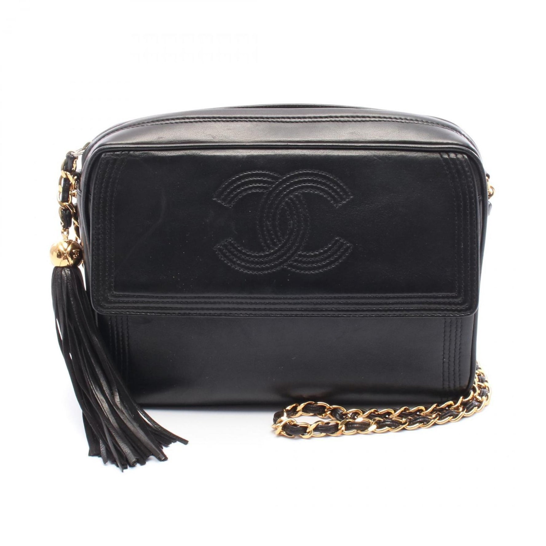 Chanel Coco Mark Shoulder Bag, Lambskin Leather