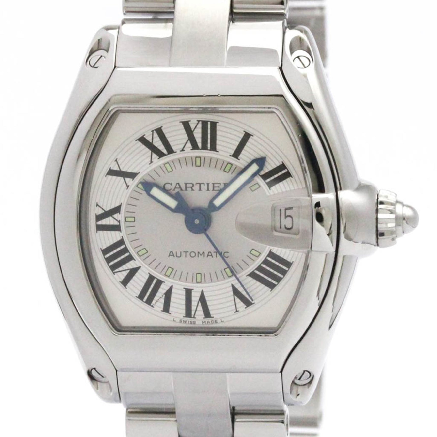 CARTIER Roadster LM Automatic Watch Polished