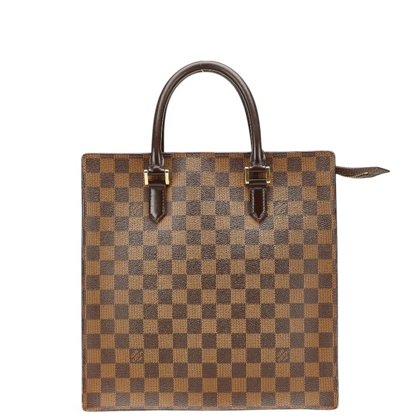 Louis Vuitton Damier Venice PM Tote Bag, Handbag Ebene Brown Leather, LOUIS VUITTON