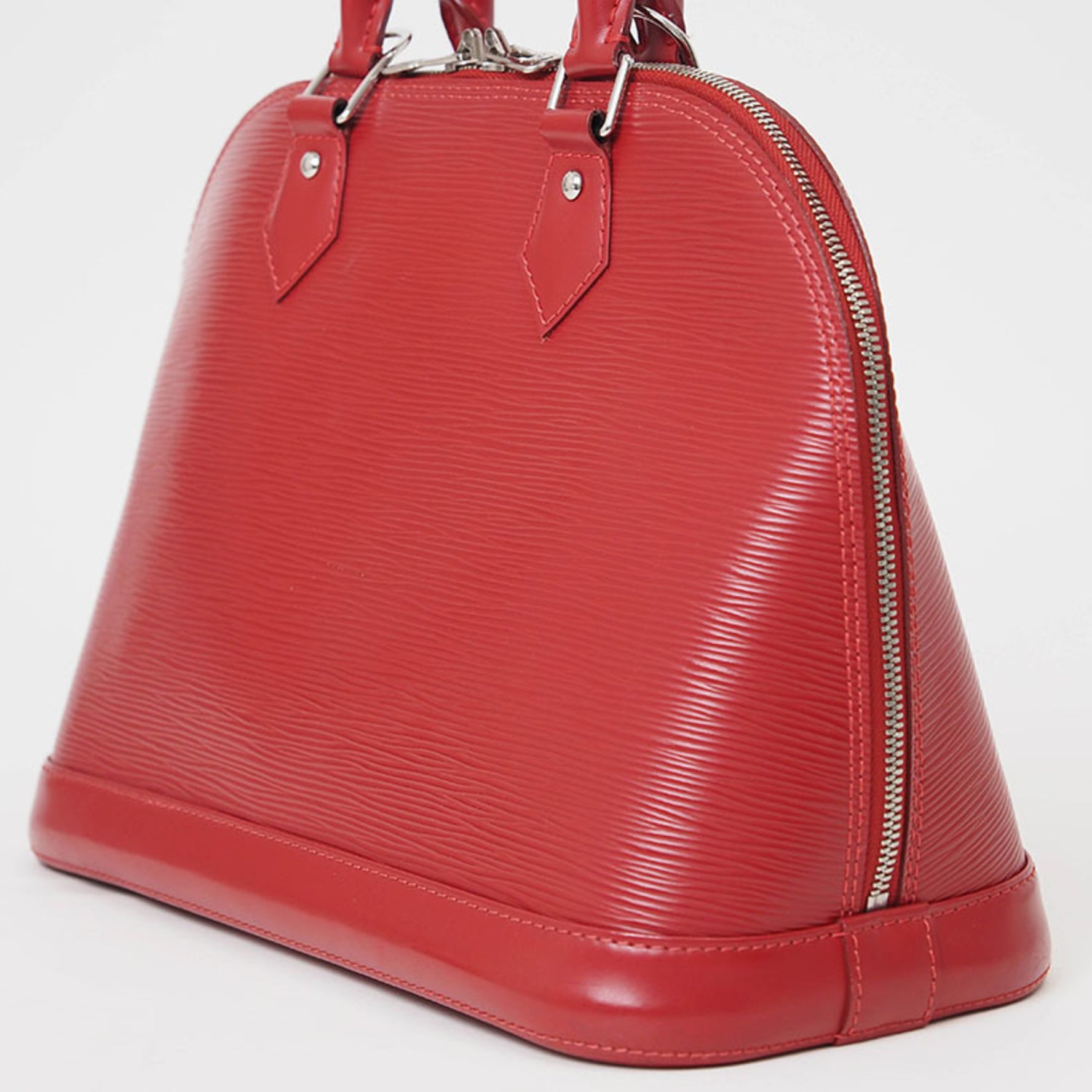 Louis Vuitton Alma Handbag Castilian Red Epi Leather