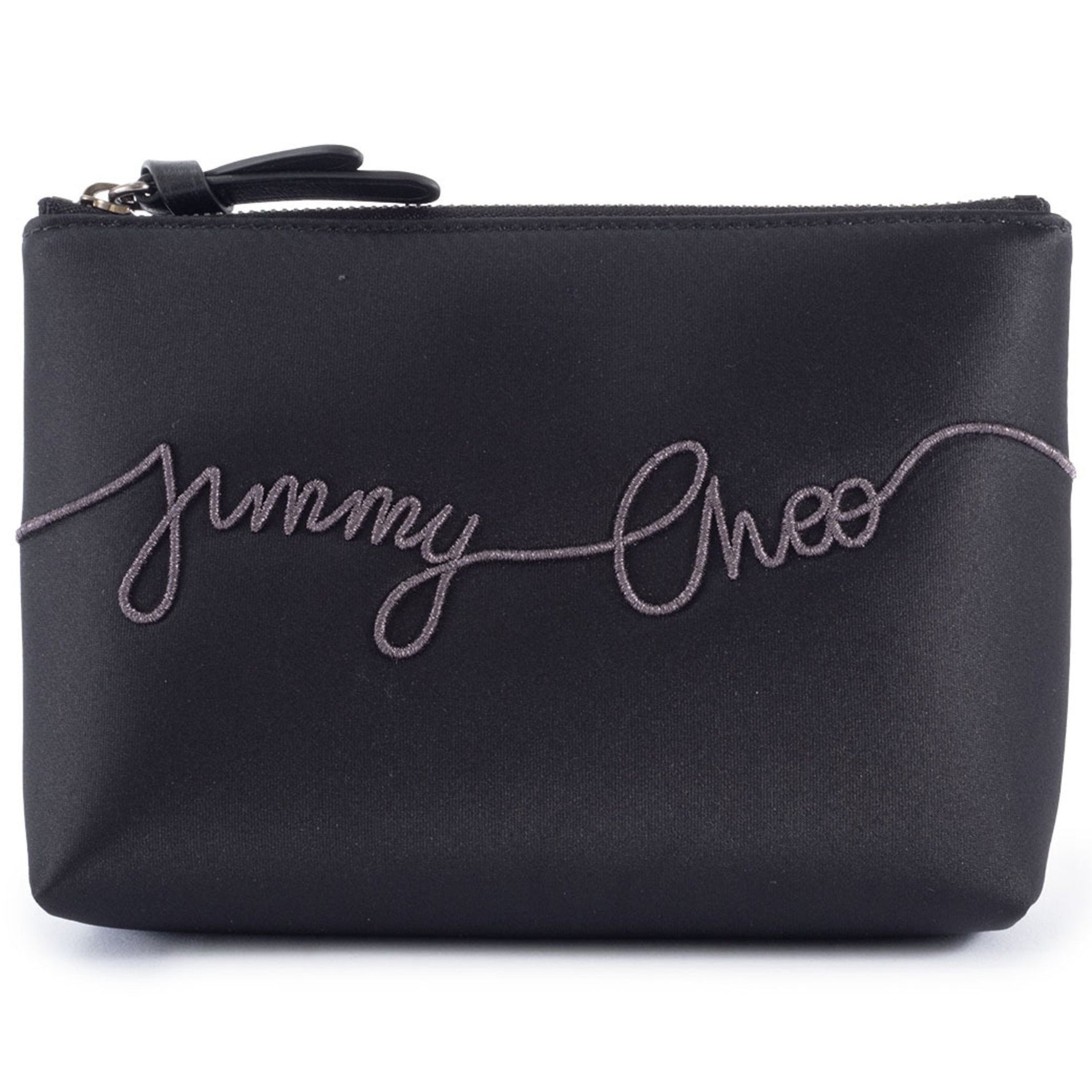 Jimmy Choo satin pouch in .