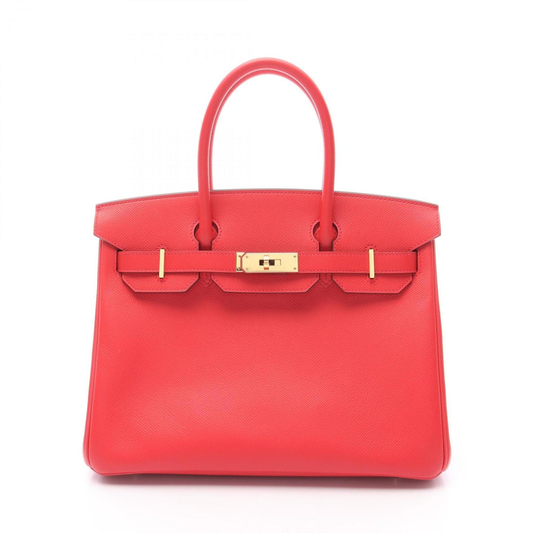 Hermes Hermès Birkin 30 handbag, leather, Epsom women's, red